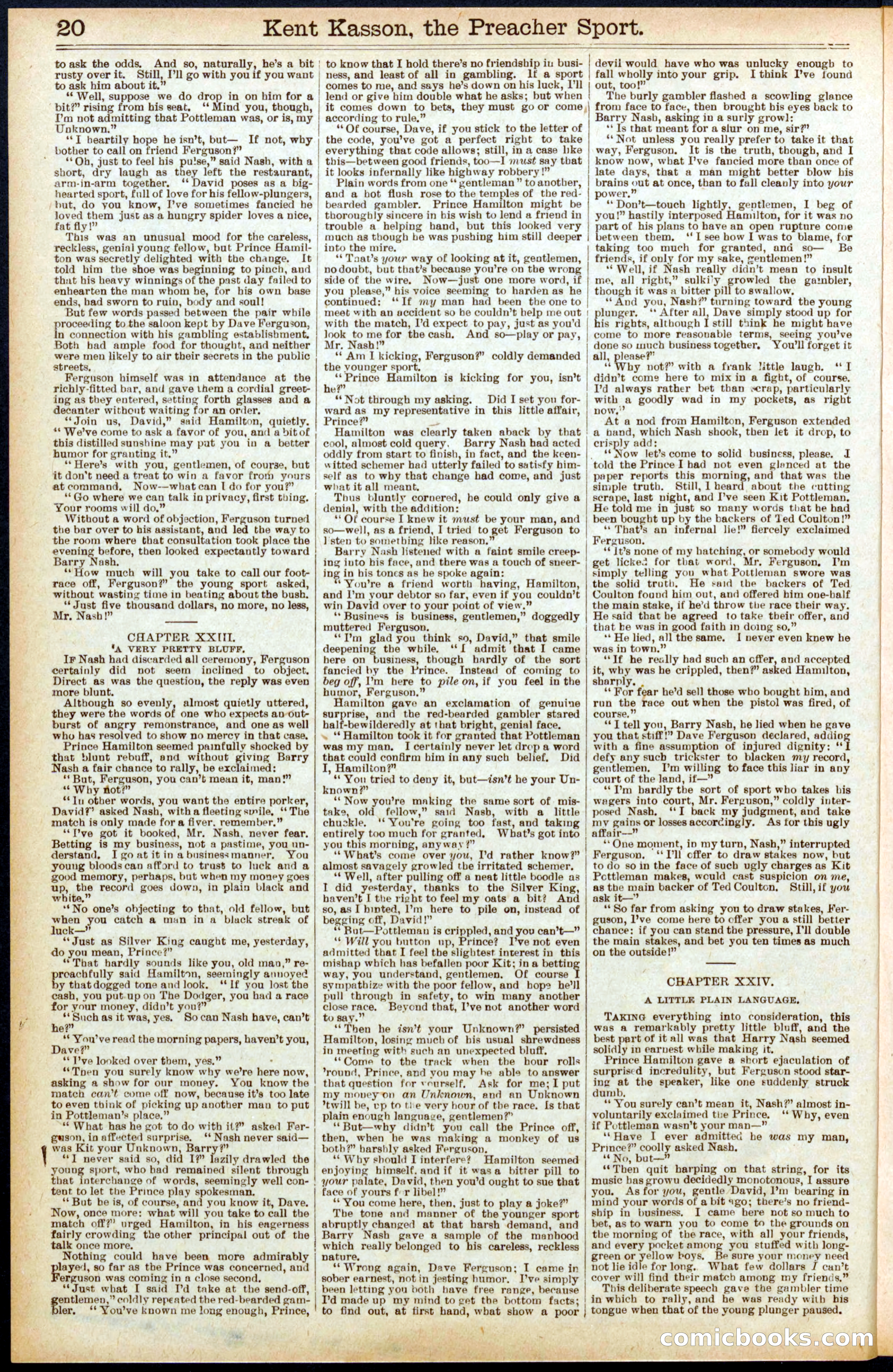 Beadle's Dime Library No. 693 — page 20 of 32
