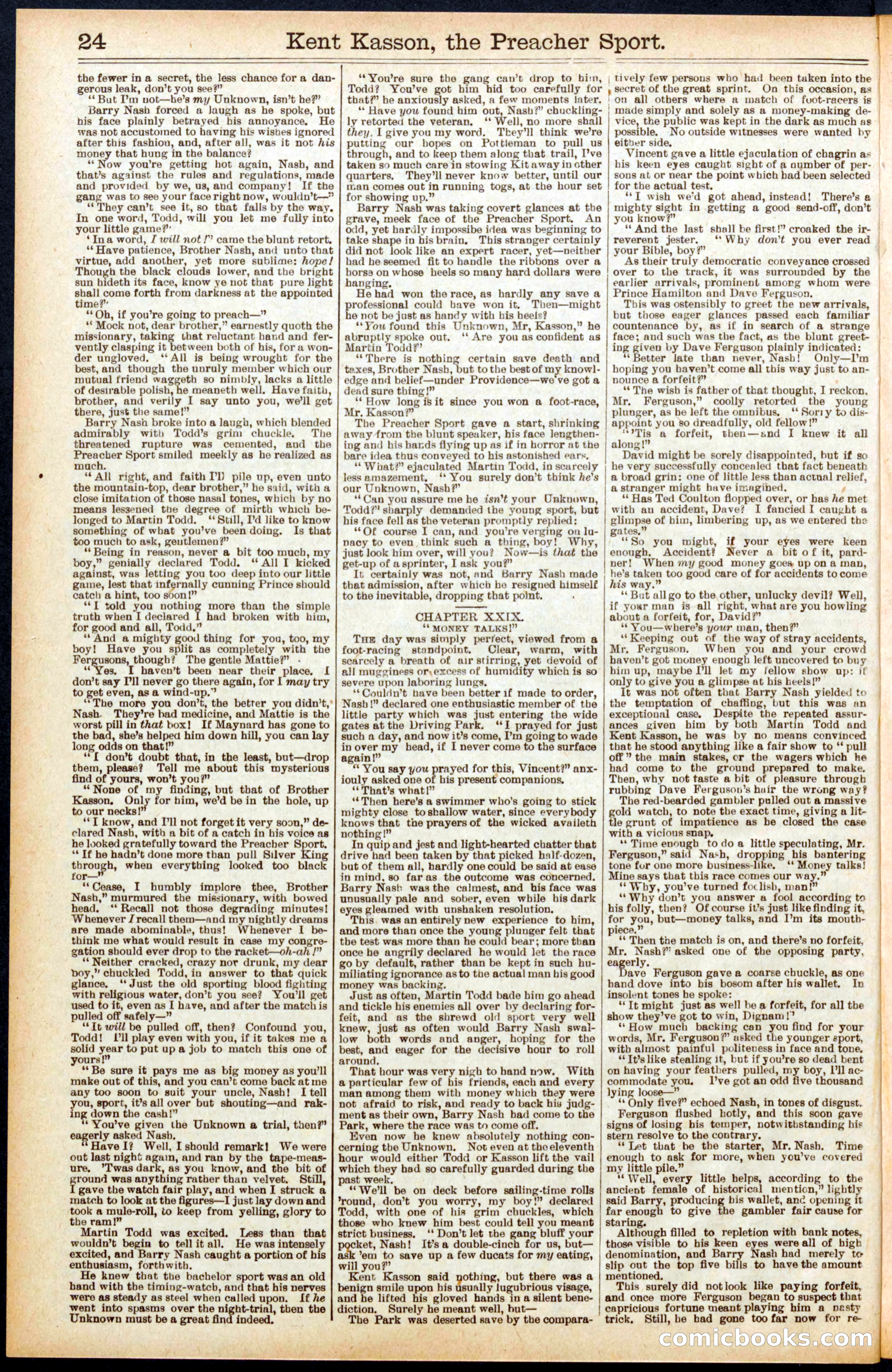 Beadle's Dime Library No. 693 — page 24 of 32