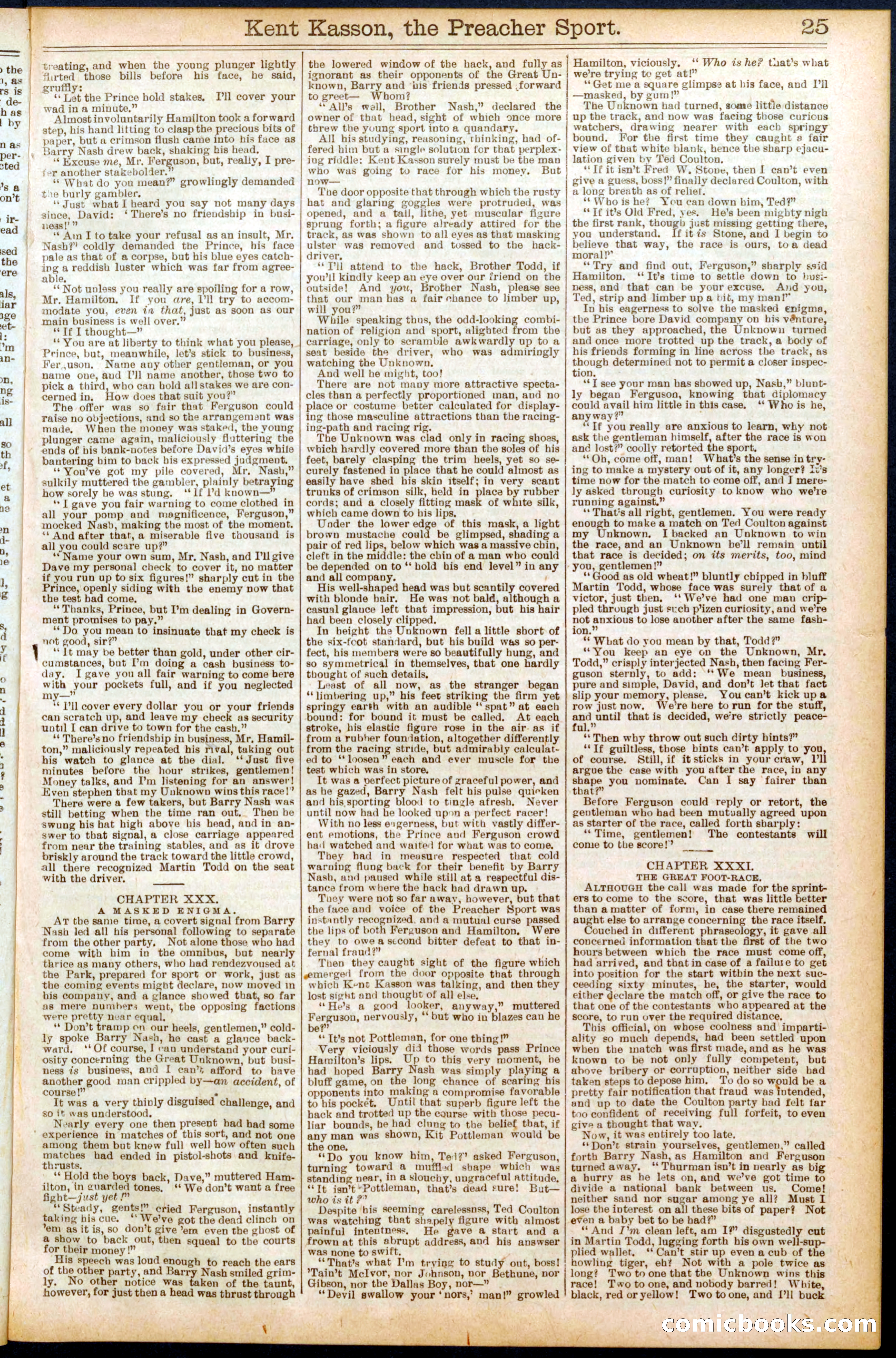 Beadle's Dime Library No. 693 — page 25 of 32