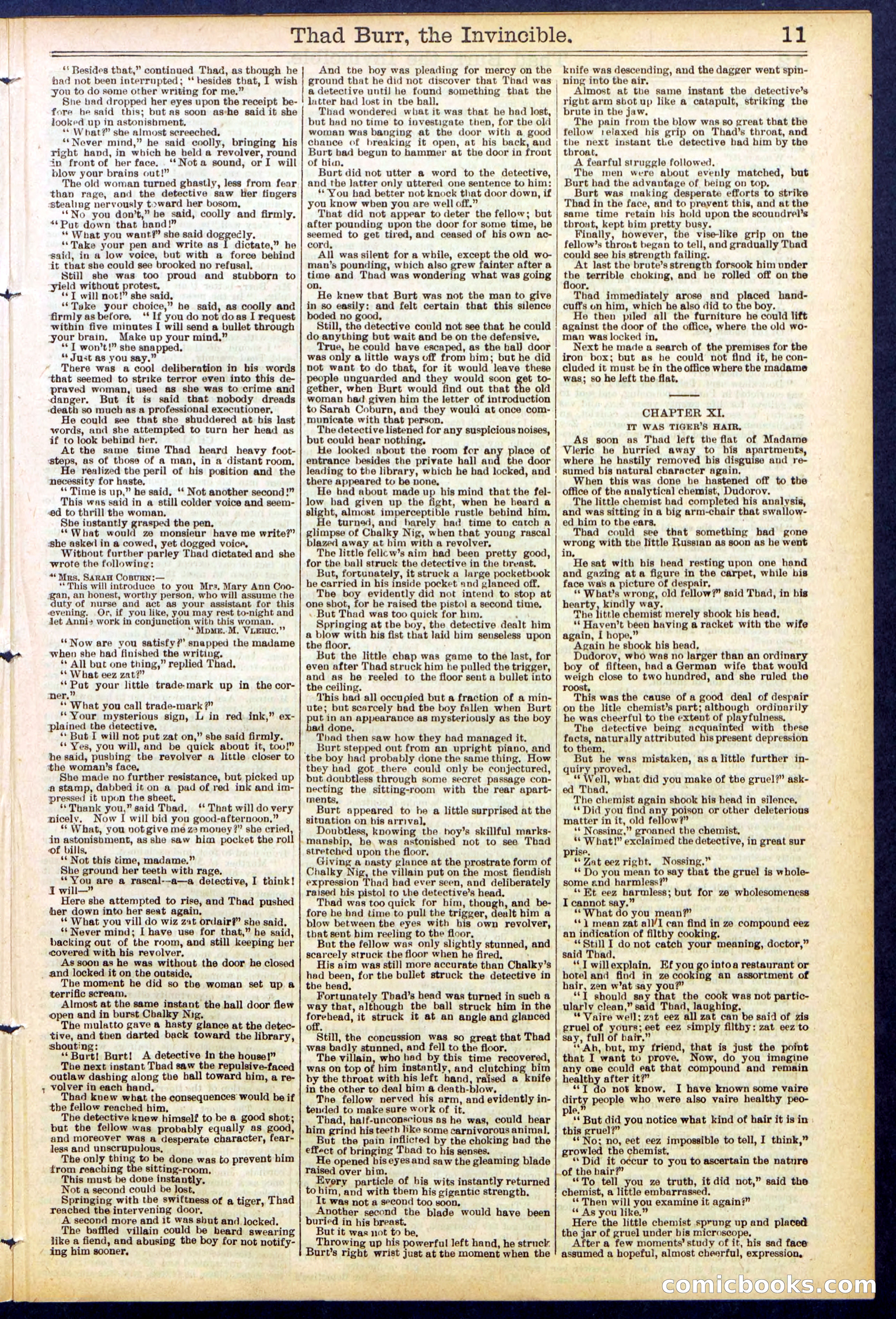 Beadle's Dime Library No. 698 — page 11 of 32