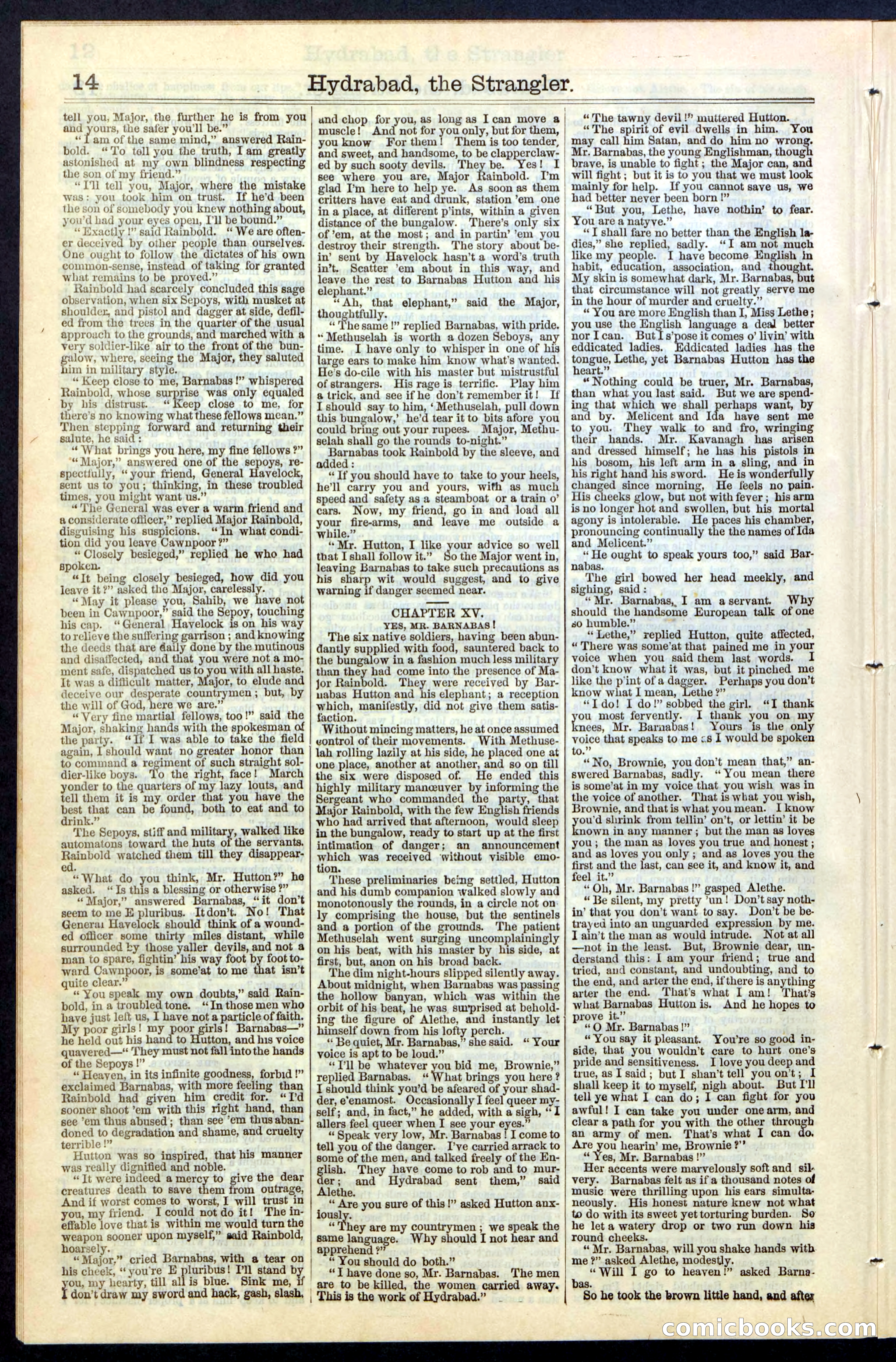 Beadle's New York Dime Library, No. 70 — page 14 of 32