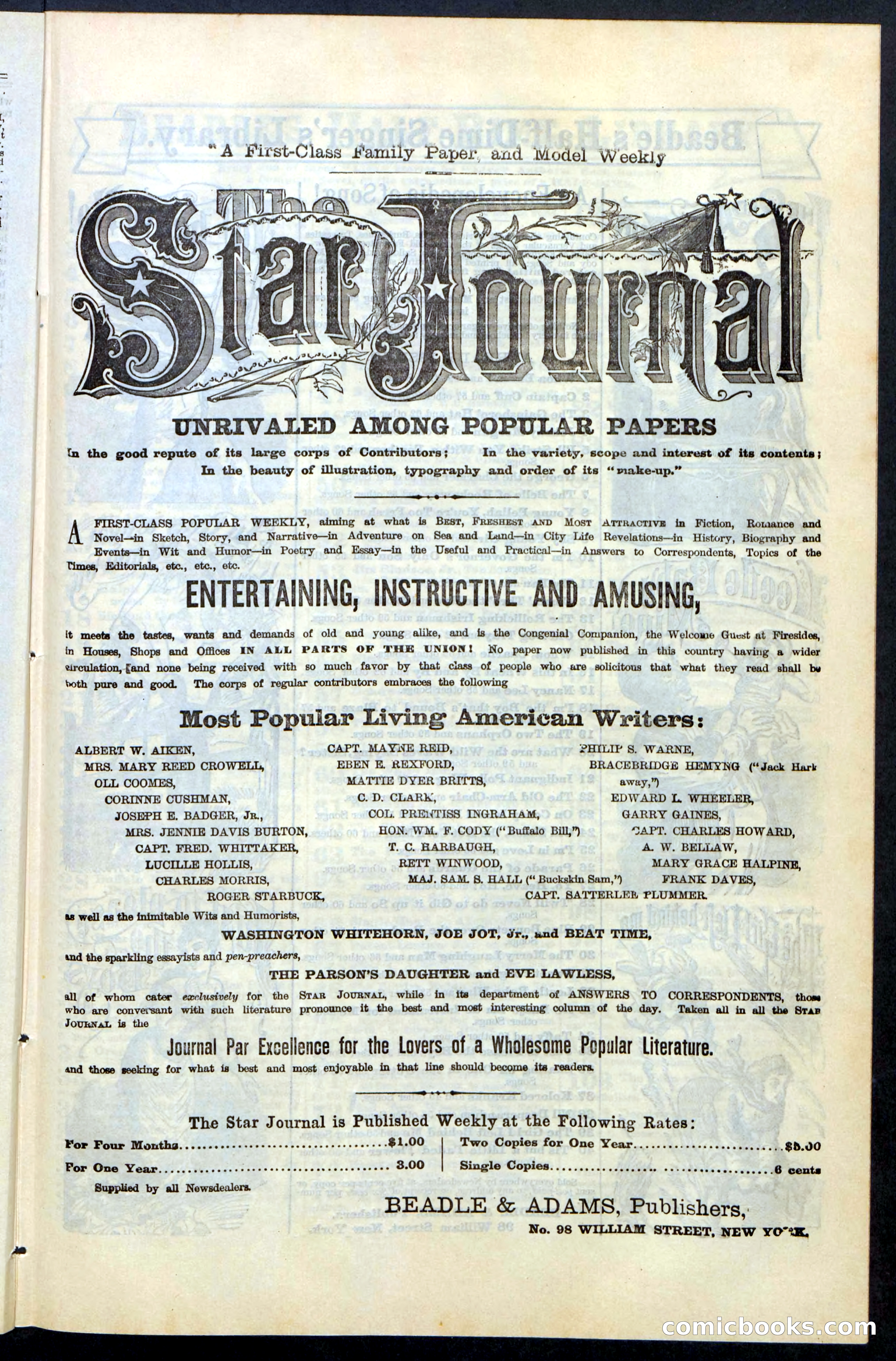 Beadle's New York Dime Library, No. 70 — page 27 of 32