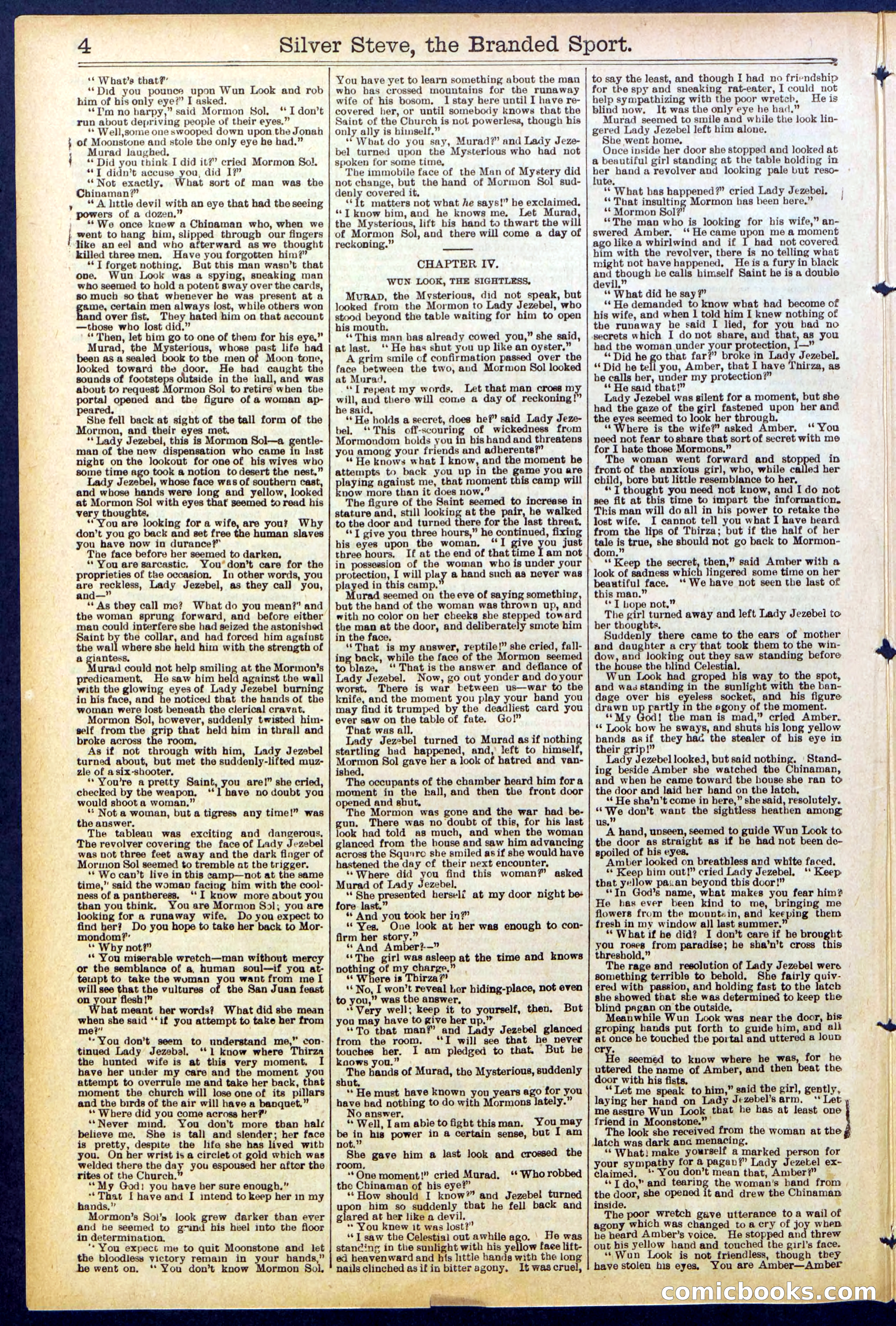Beadle's New York Dime Library No. 701 — page 4 of 32