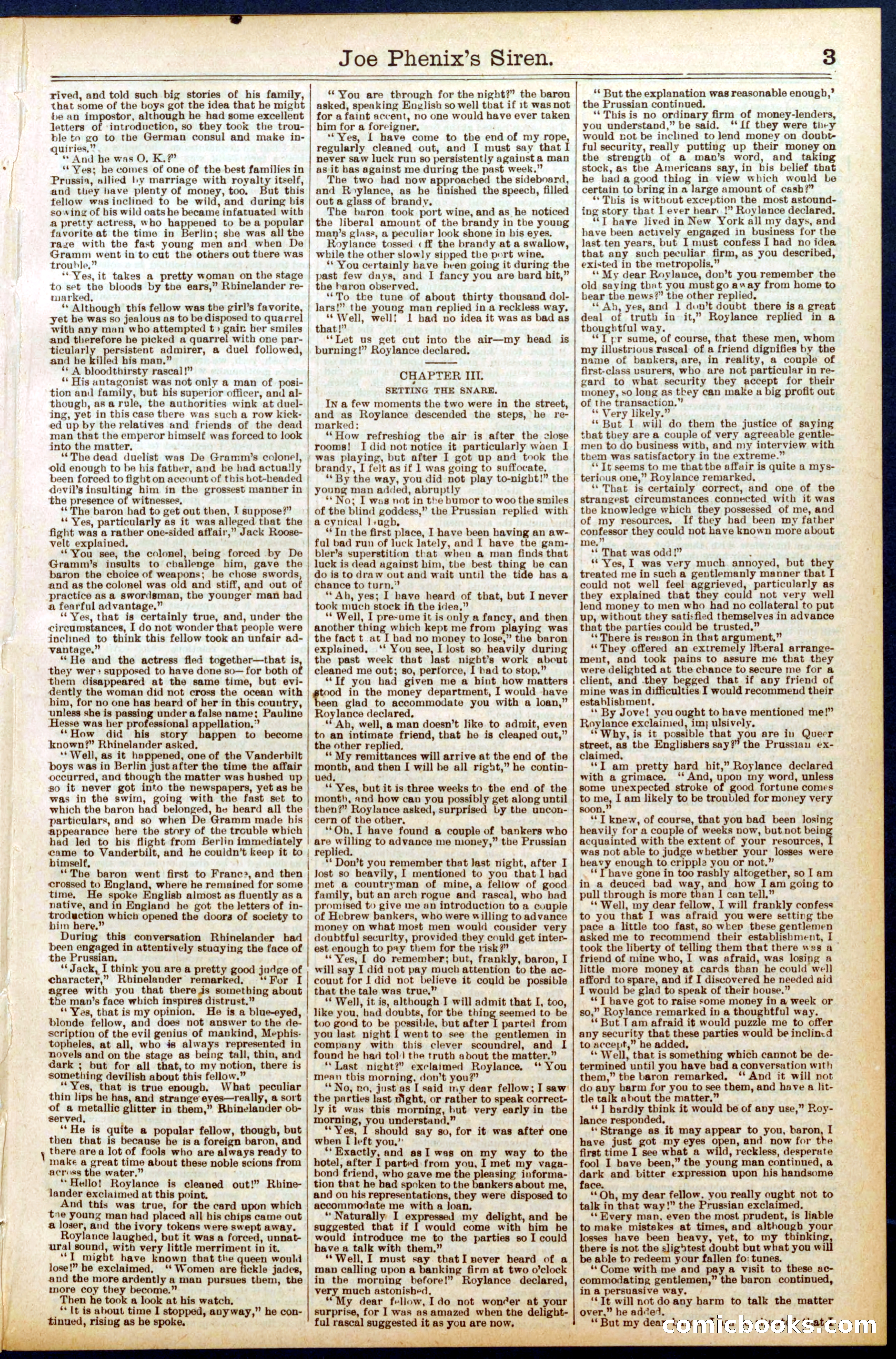 Beadle's Dime Library No. 708 — page 3 of 32
