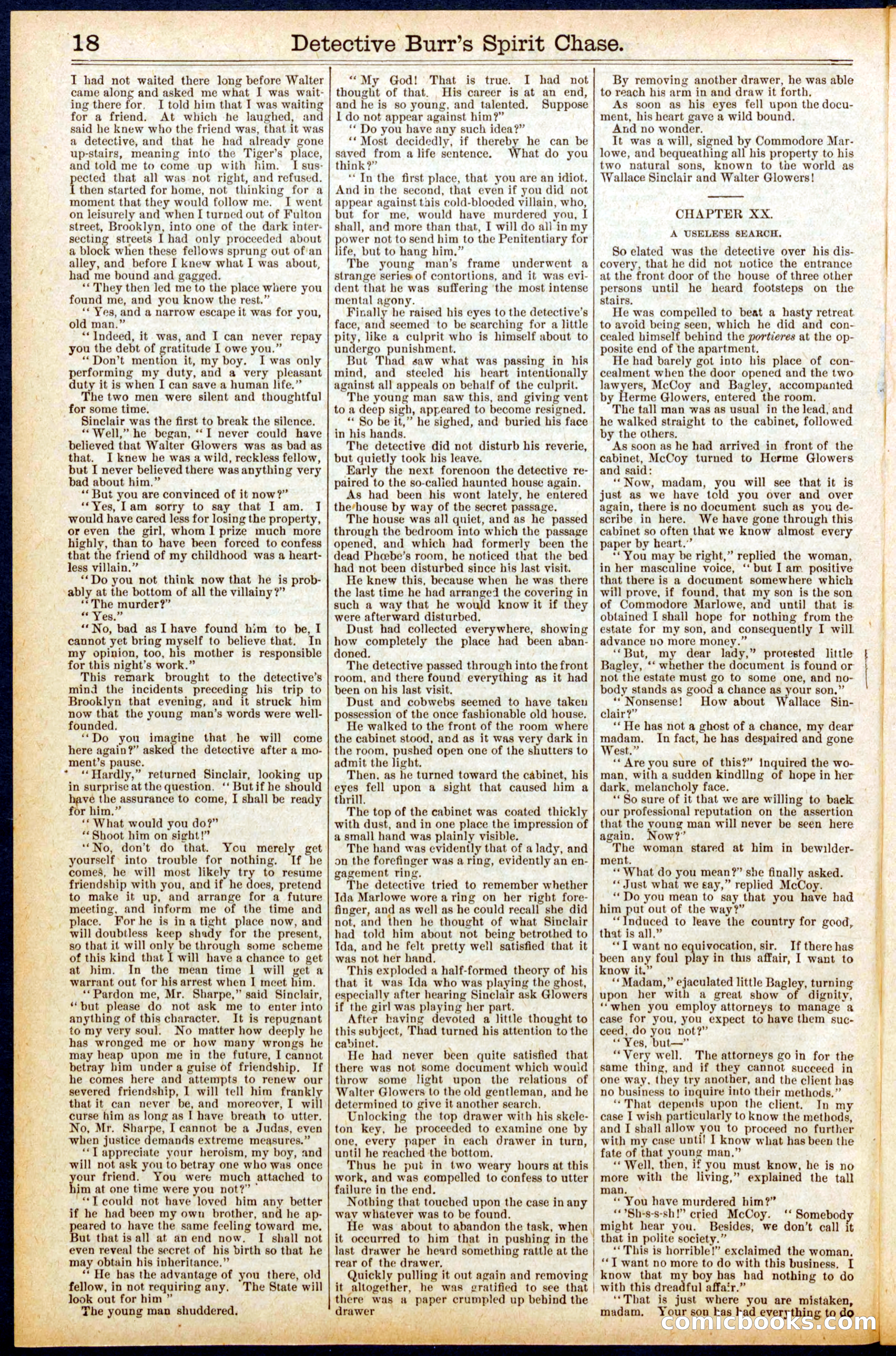 Beadle's Dime Library No. 713 — page 18 of 32