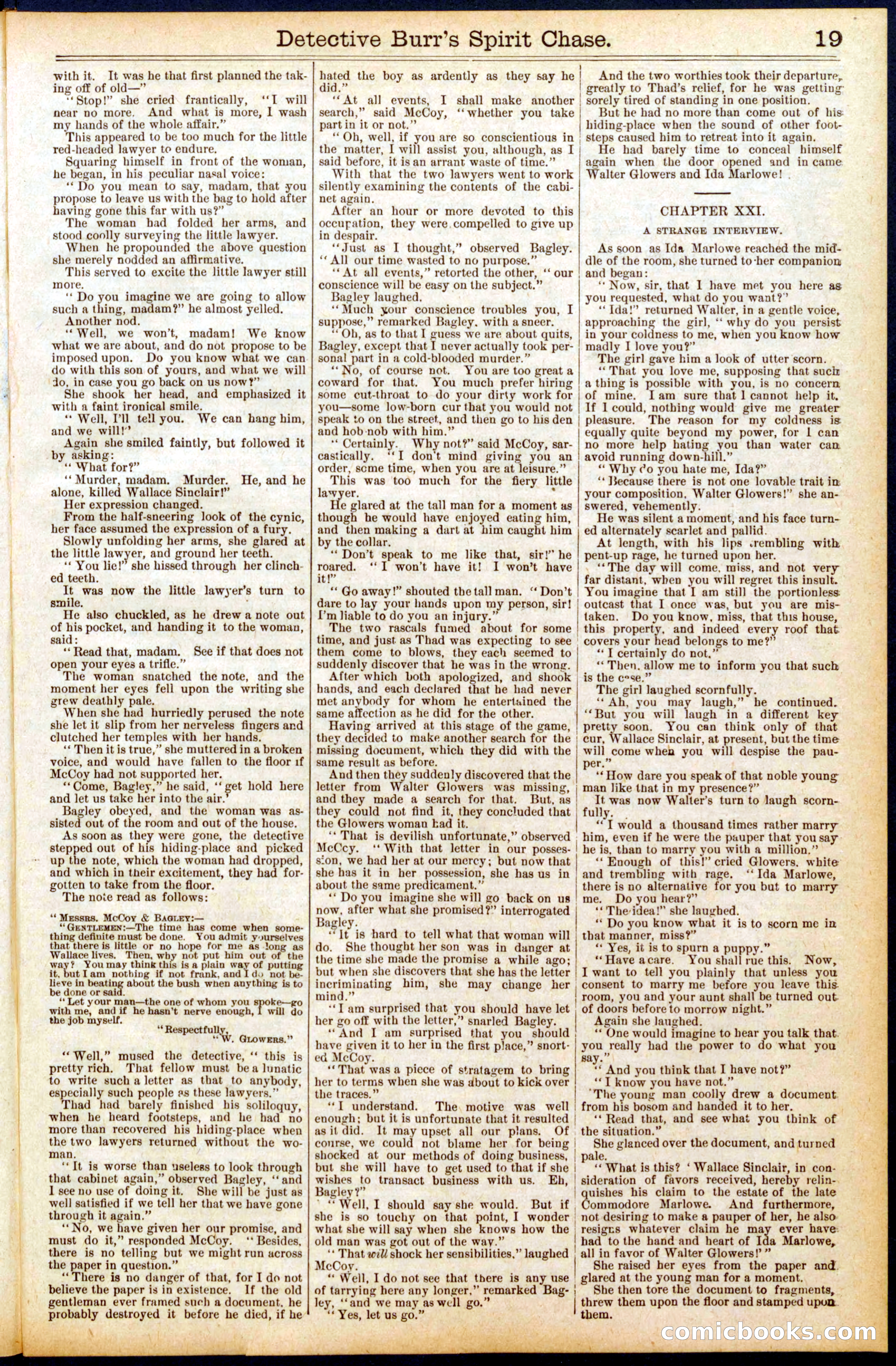 Beadle's Dime Library No. 713 — page 19 of 32