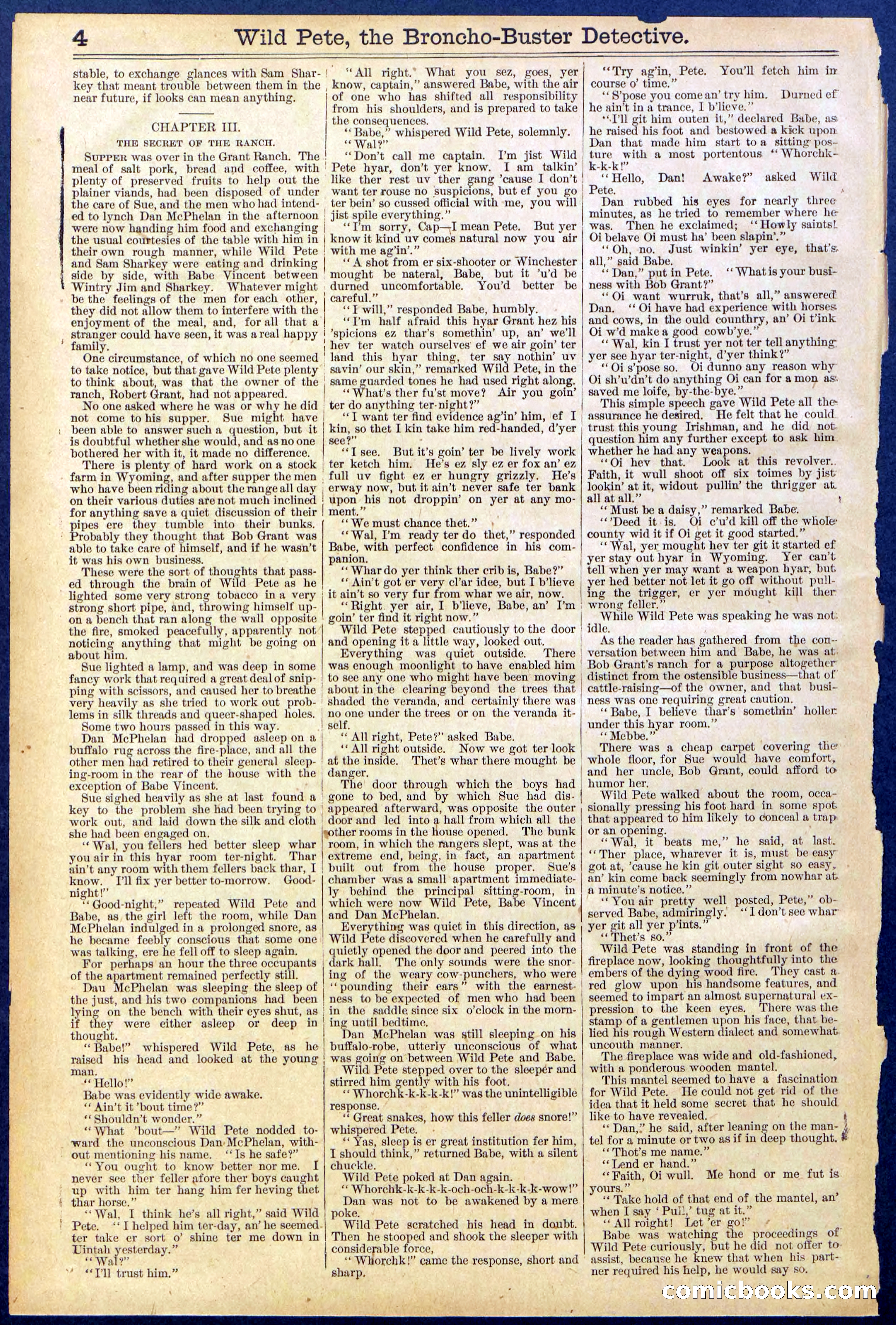 Beadle's Dime Library No. 755 — page 4 of 32