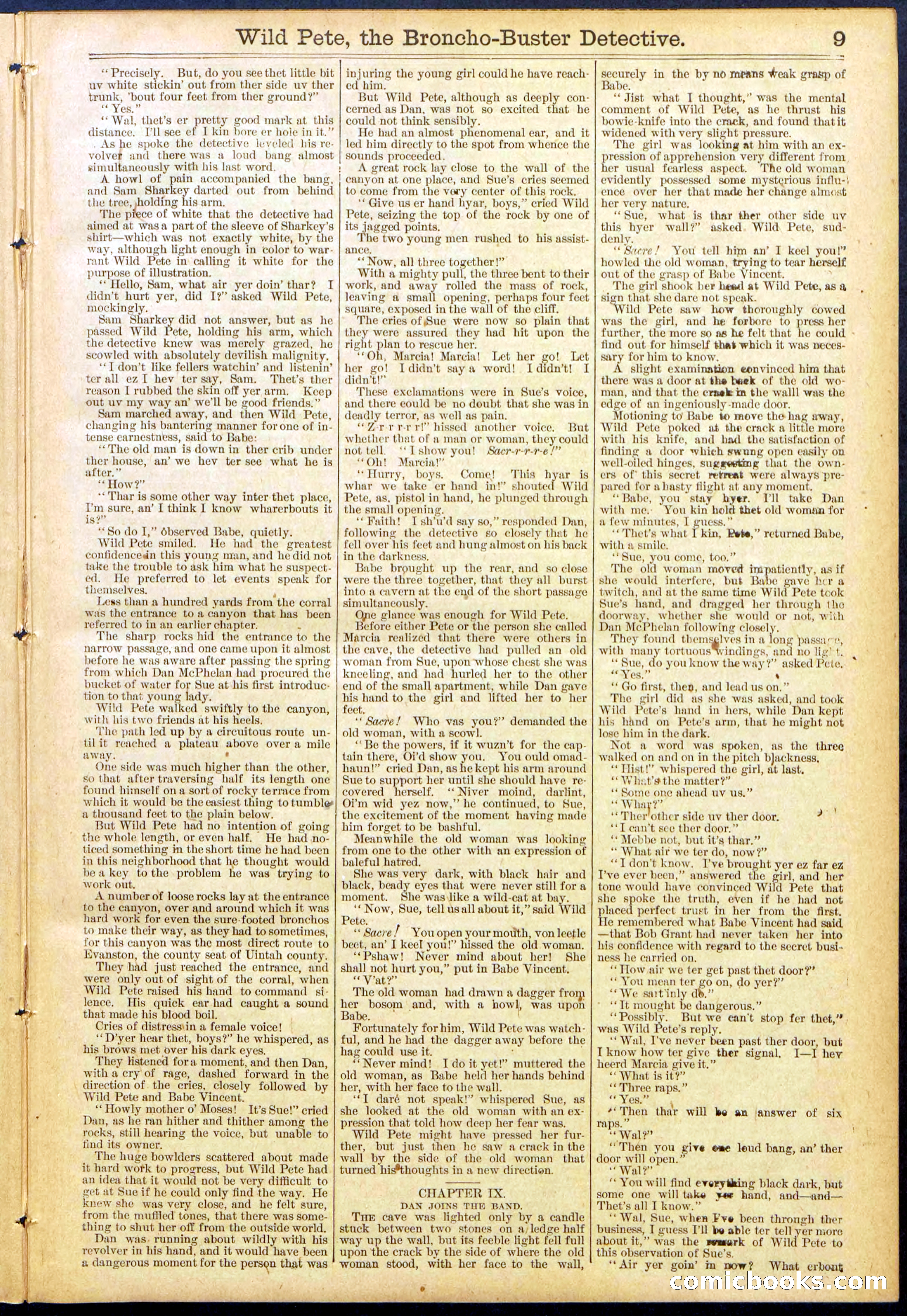 Beadle's Dime Library No. 755 — page 9 of 32
