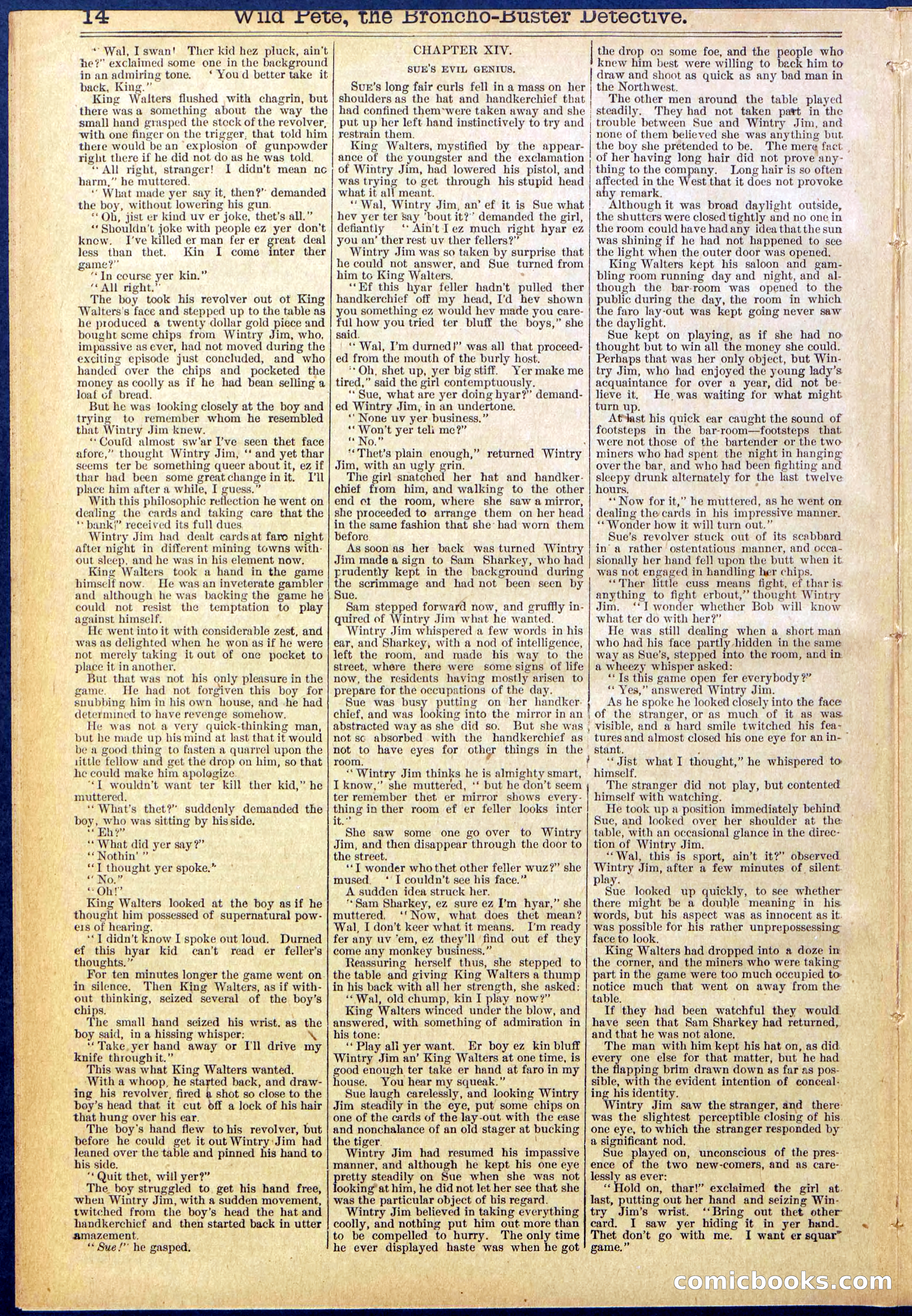 Beadle's Dime Library No. 755 — page 14 of 32