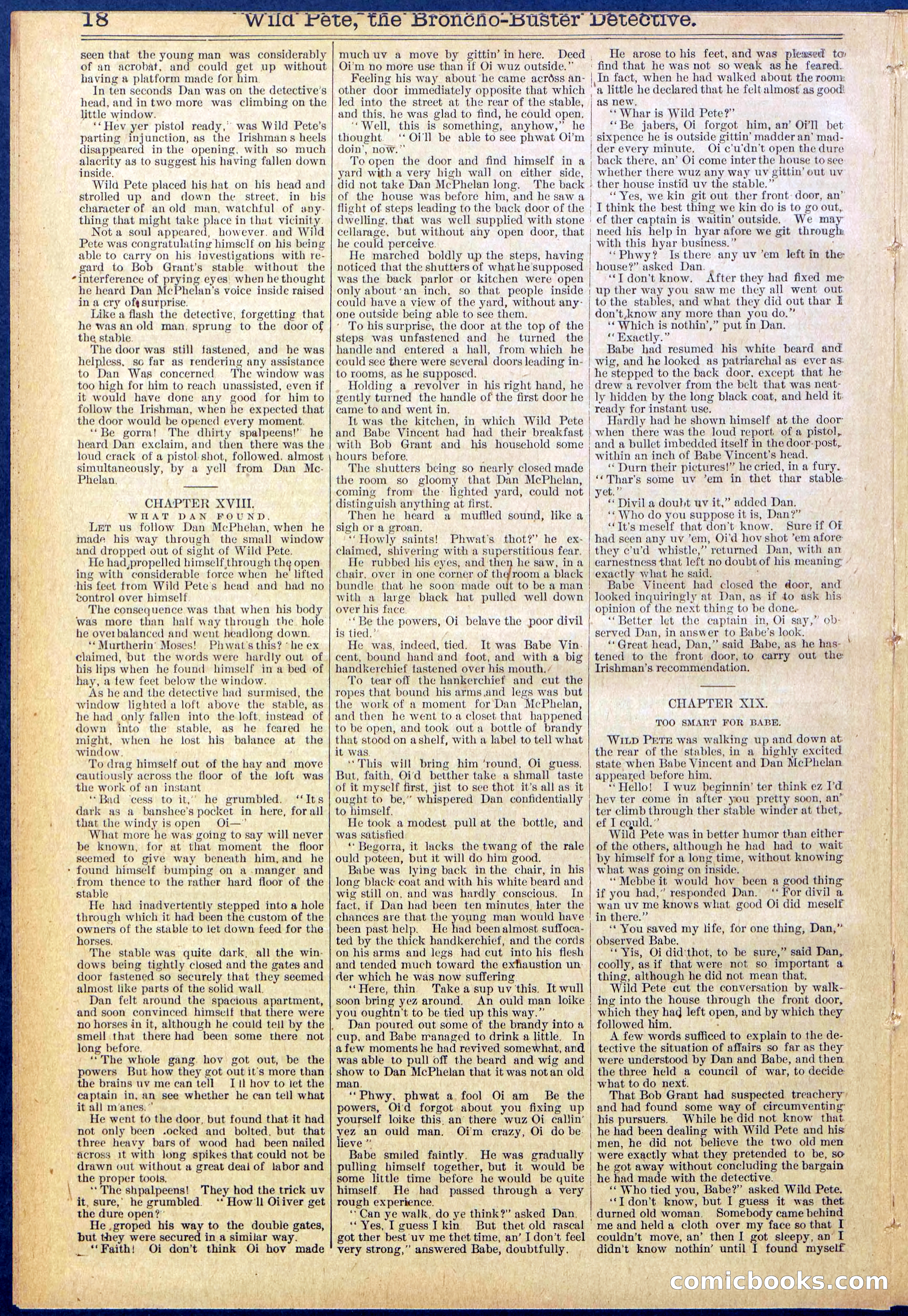 Beadle's Dime Library No. 755 — page 18 of 32