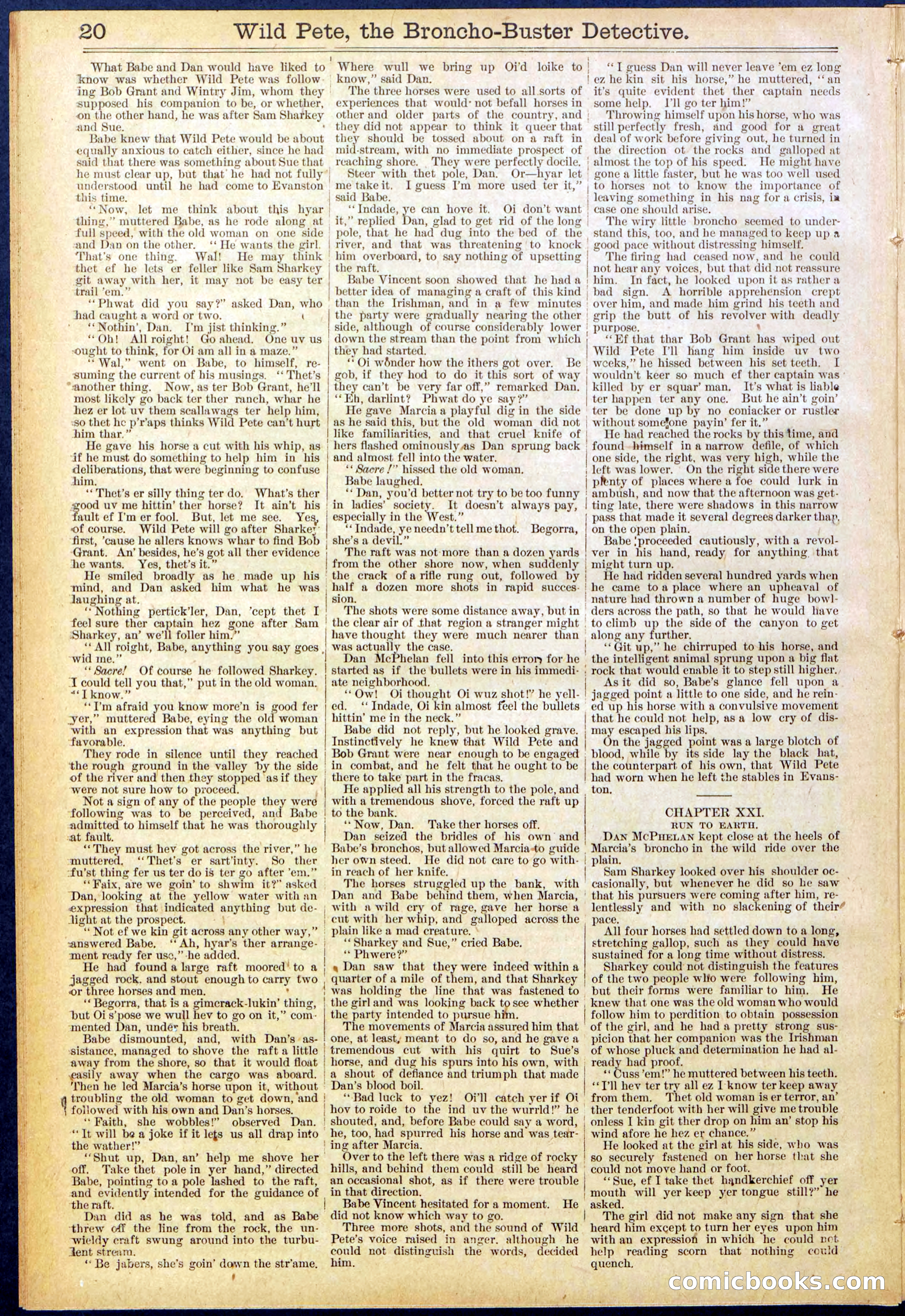 Beadle's Dime Library No. 755 — page 20 of 32