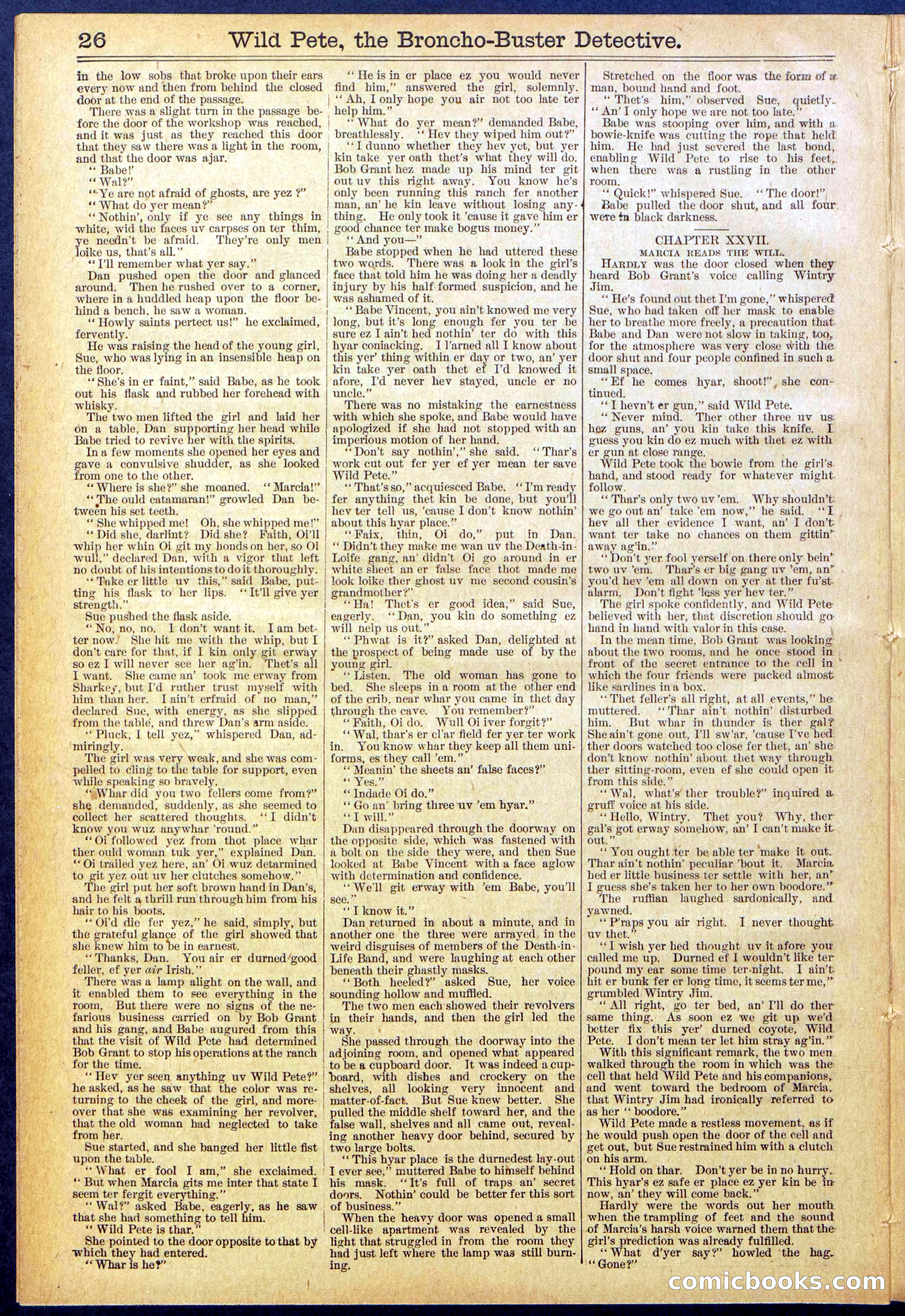 Beadle's Dime Library No. 755 — page 26 of 32