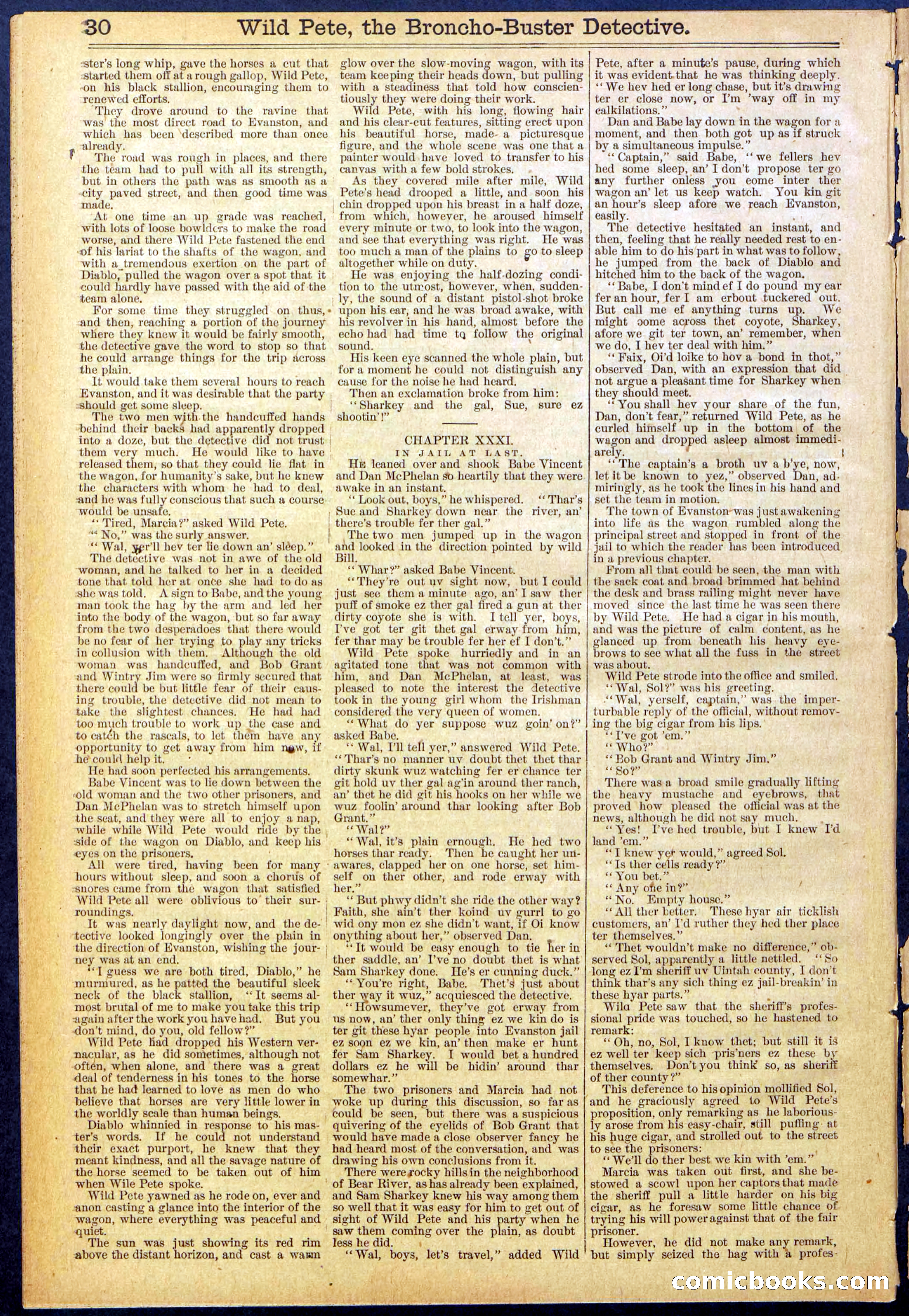 Beadle's Dime Library No. 755 — page 30 of 32