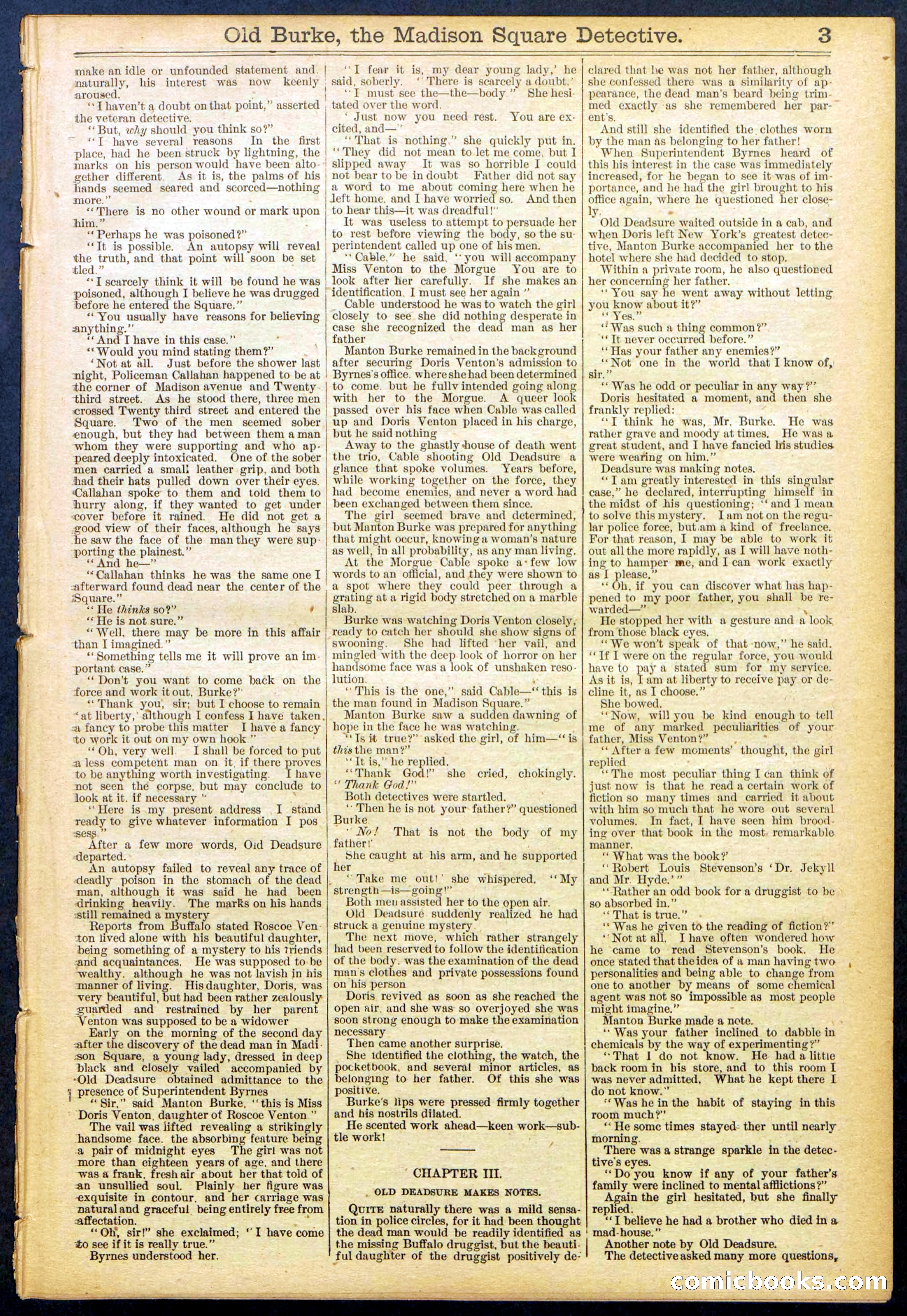Beadle's New York Dime Library No. 756 — page 3 of 32