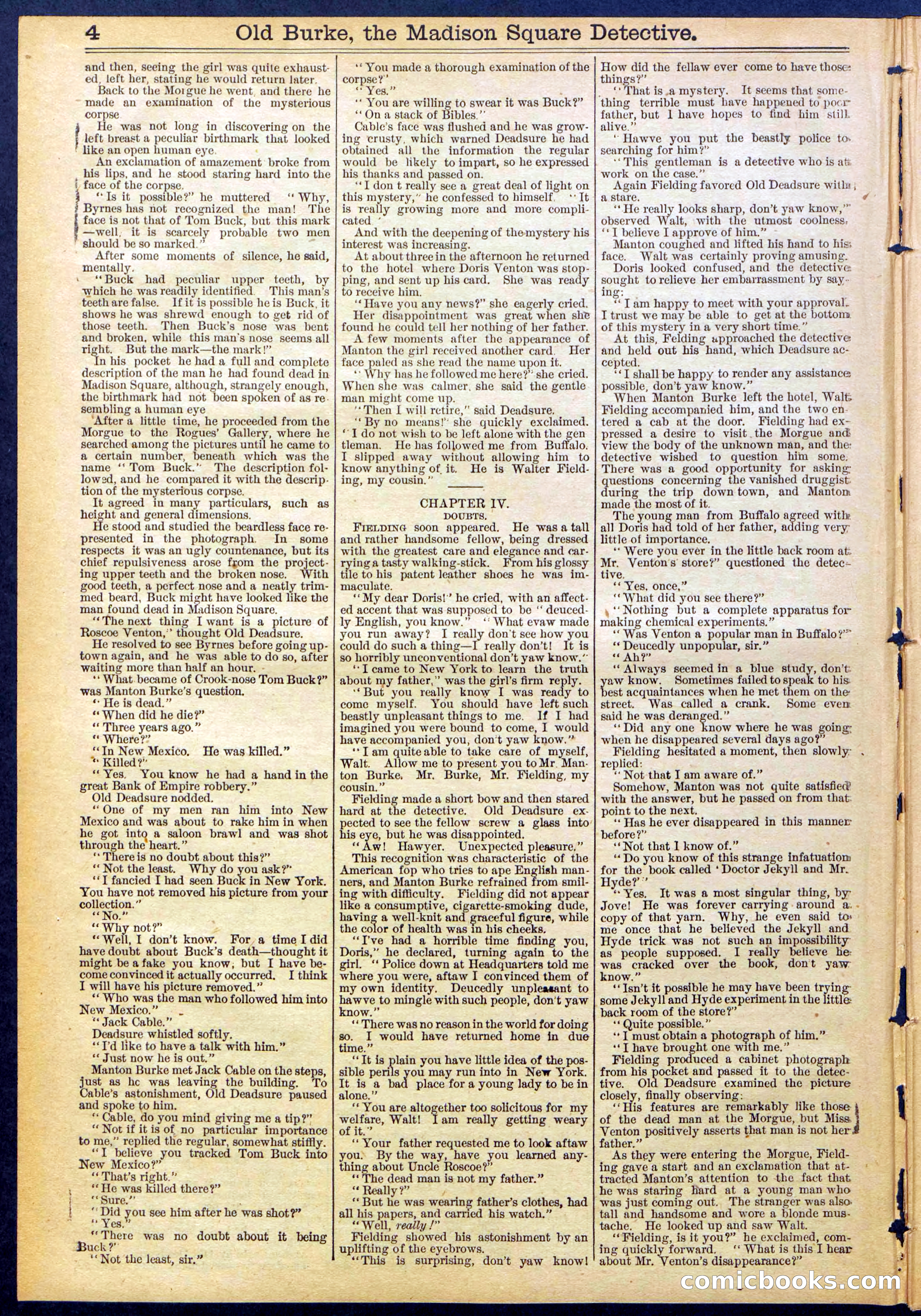 Beadle's New York Dime Library No. 756 — page 4 of 32