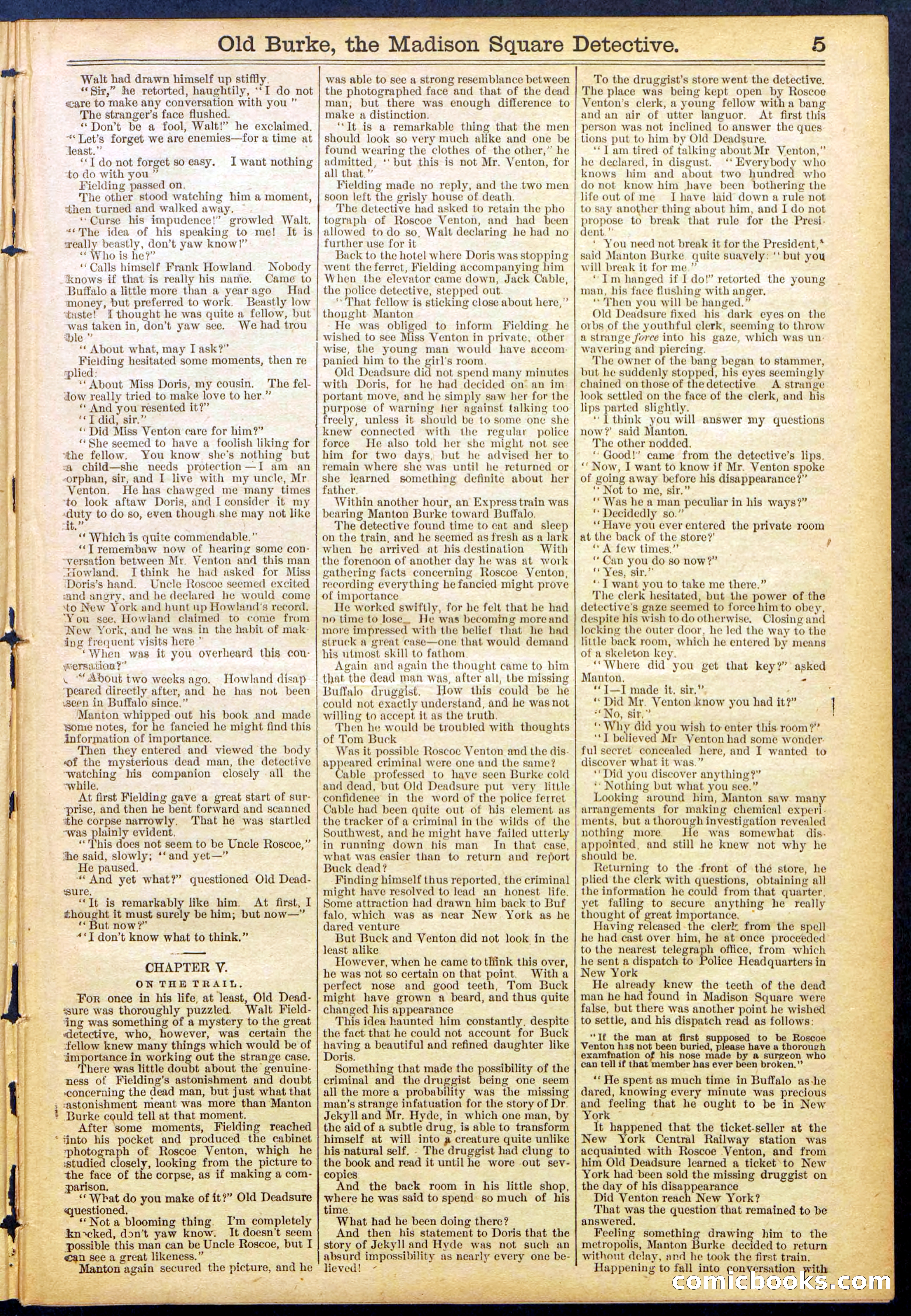 Beadle's New York Dime Library No. 756 — page 5 of 32