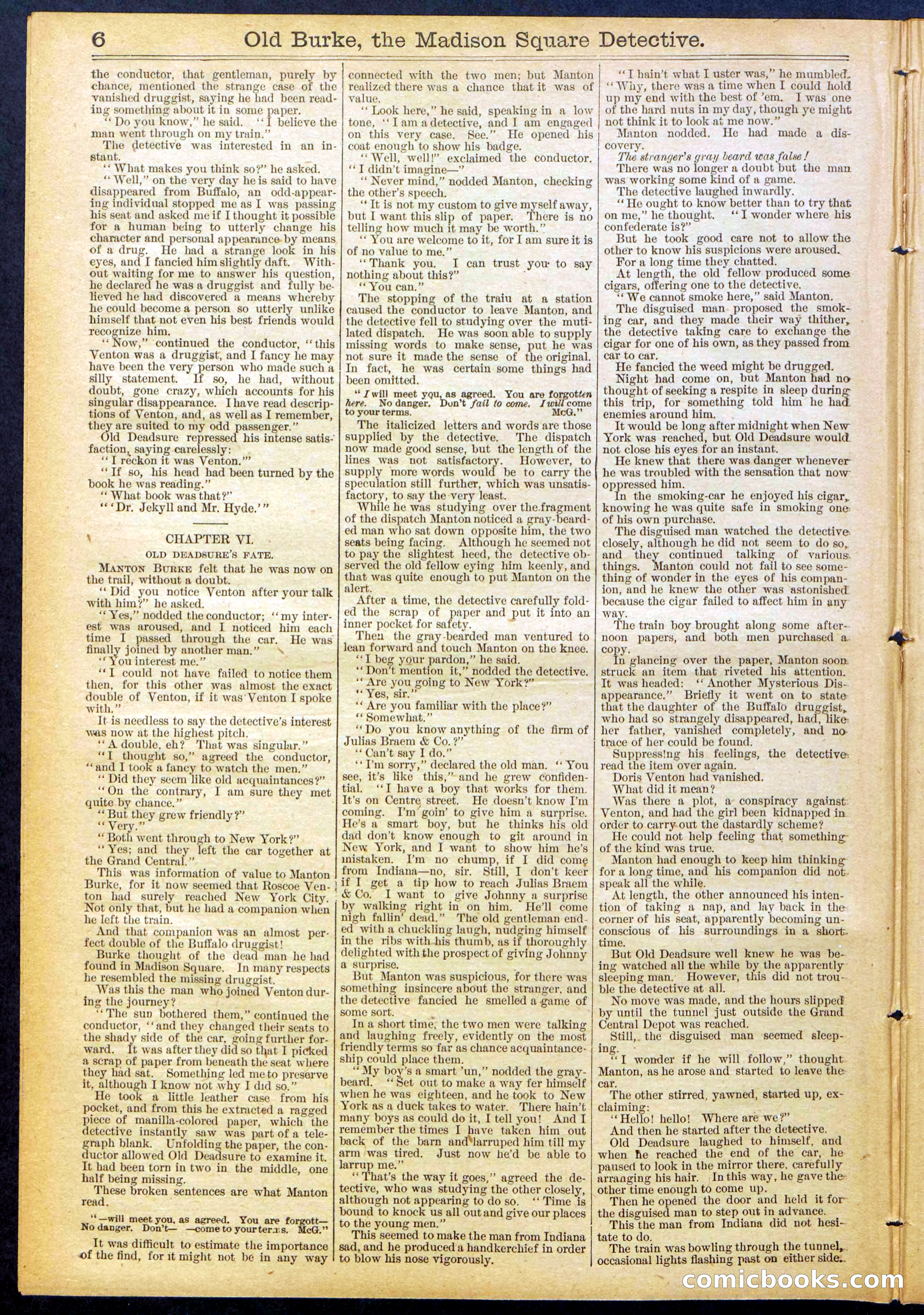 Beadle's New York Dime Library No. 756 — page 6 of 32