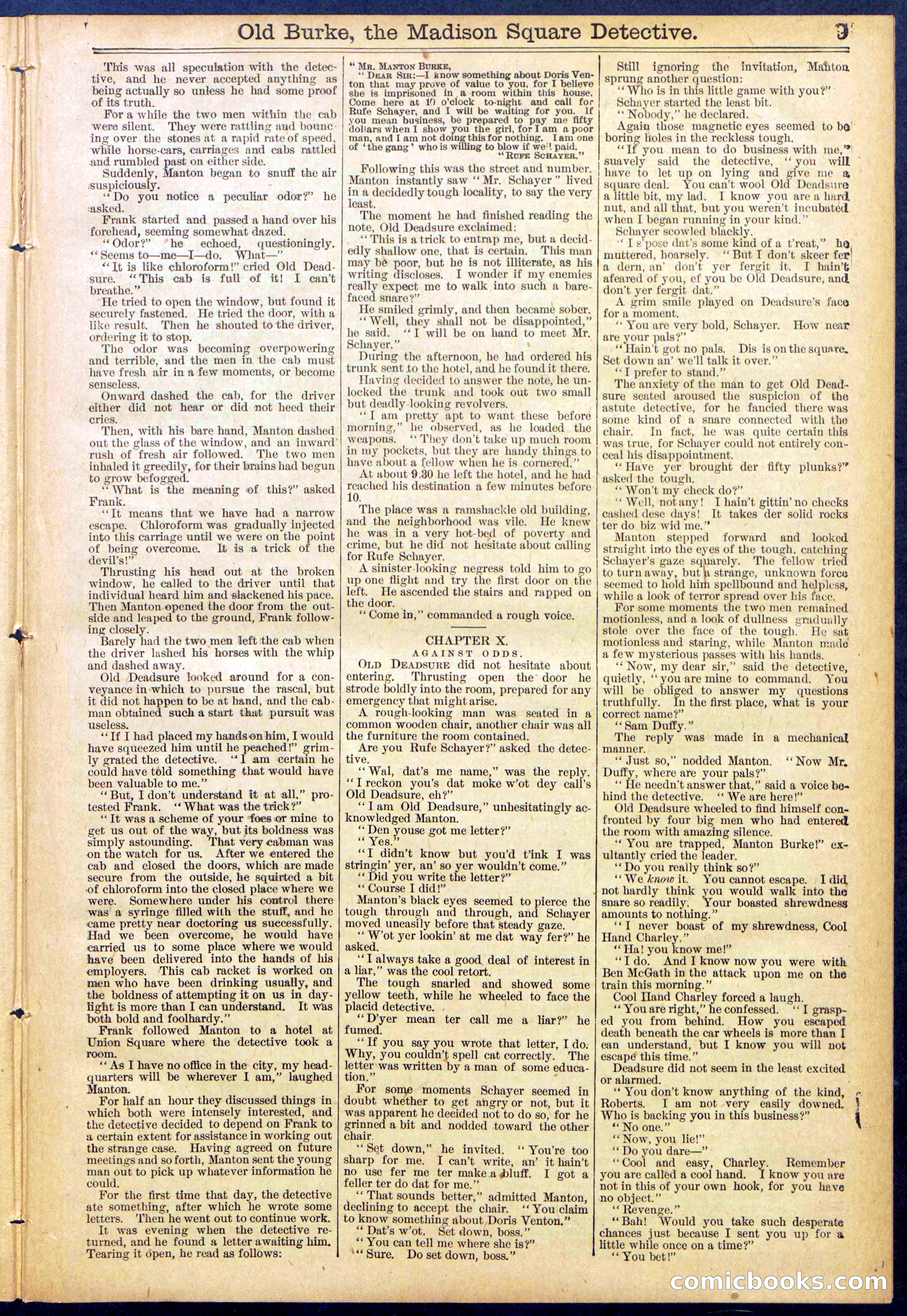Beadle's New York Dime Library No. 756 — page 9 of 32
