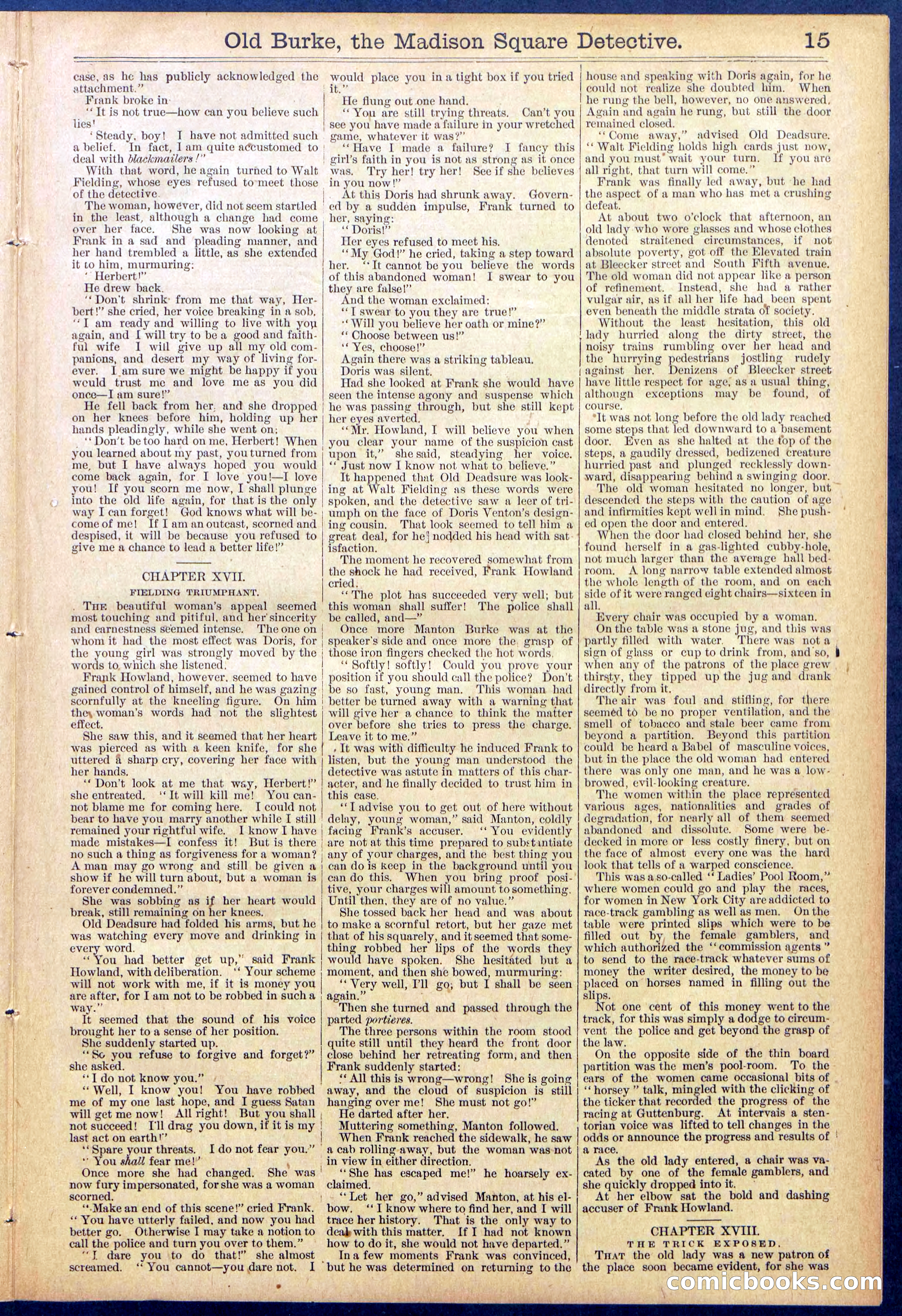 Beadle's New York Dime Library No. 756 — page 15 of 32