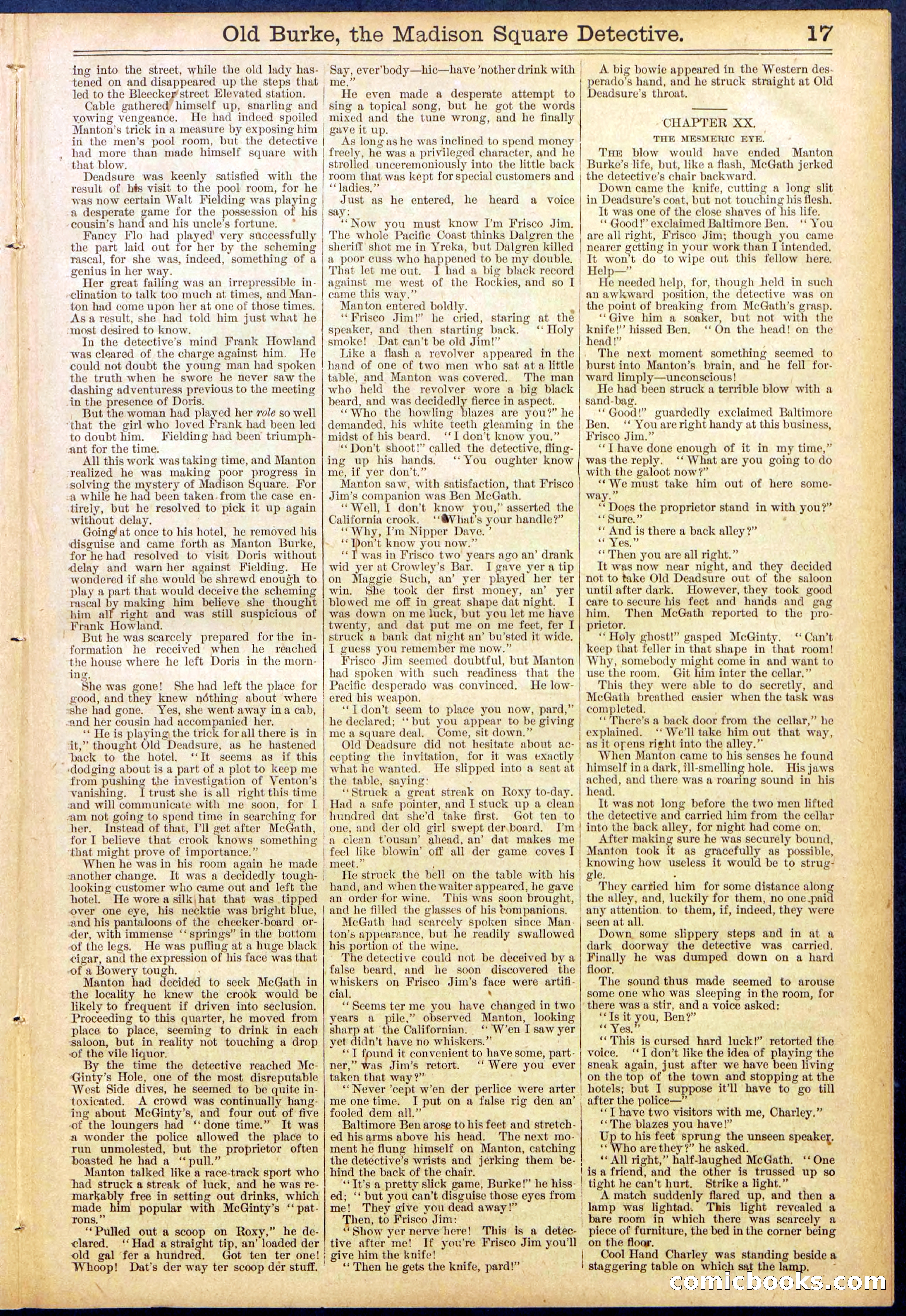 Beadle's New York Dime Library No. 756 — page 17 of 32