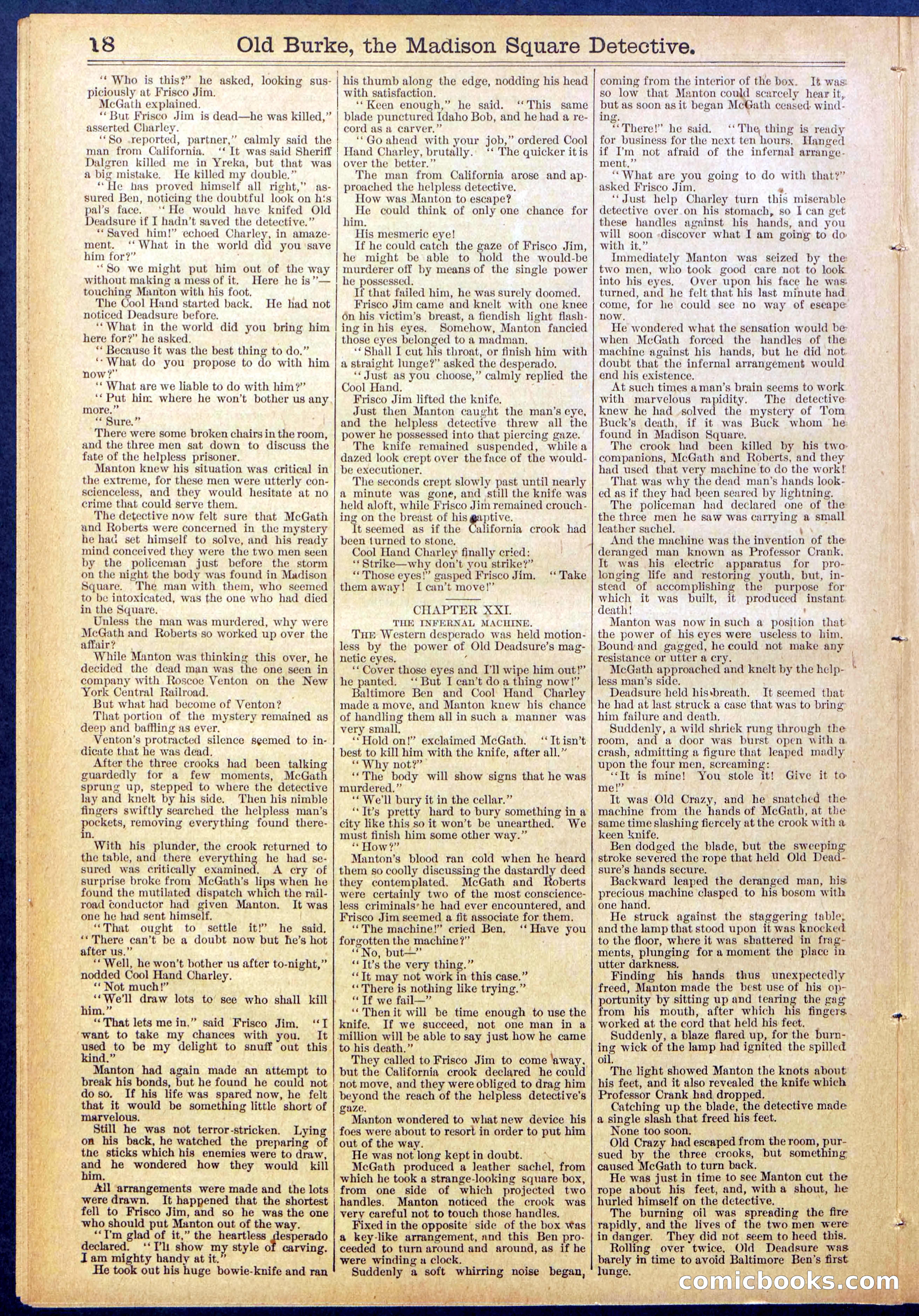 Beadle's New York Dime Library No. 756 — page 18 of 32