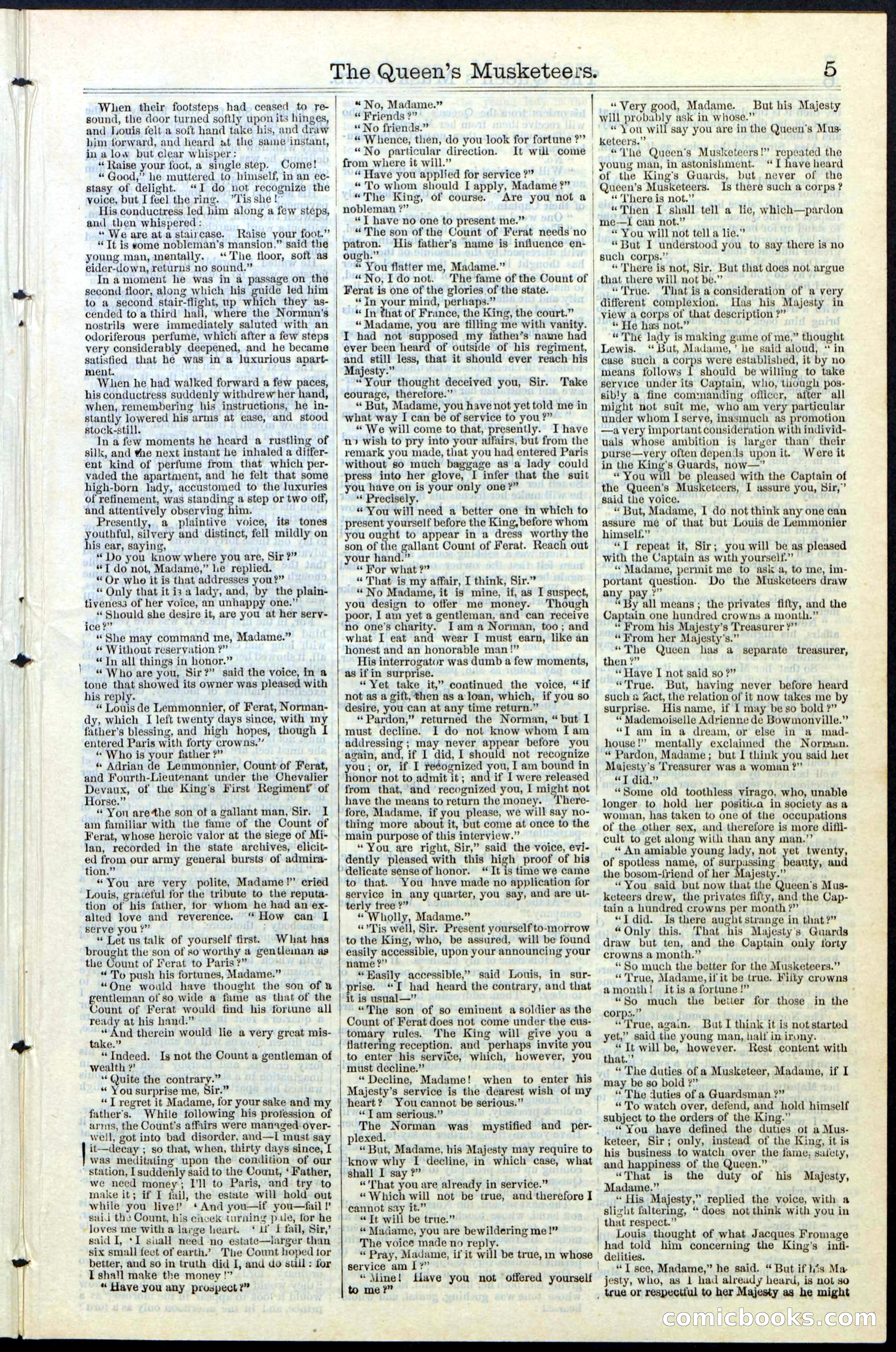 Beadle's New York Dime Library, No. 76 — page 5 of 32