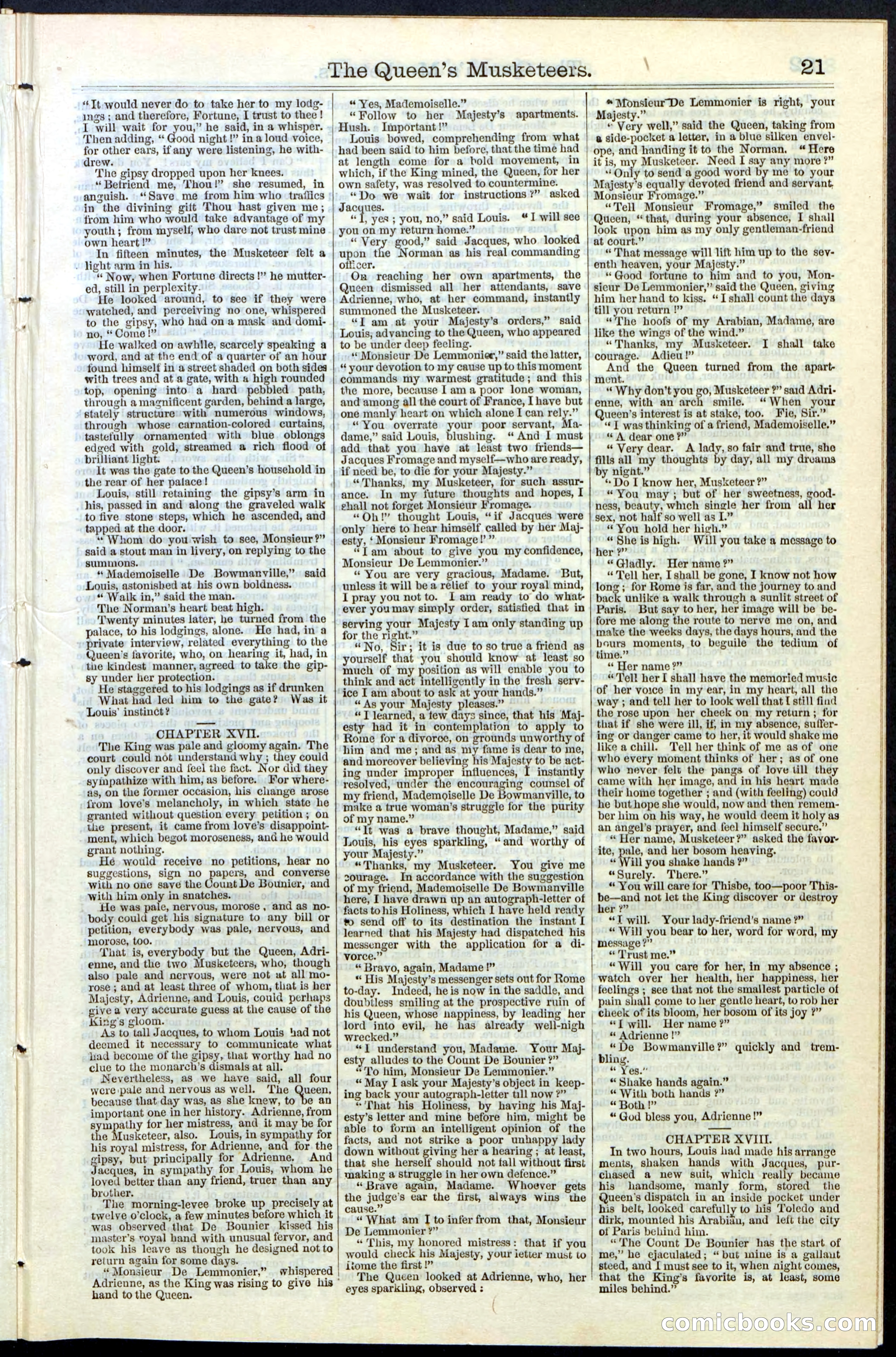 Beadle's New York Dime Library, No. 76 — page 21 of 32