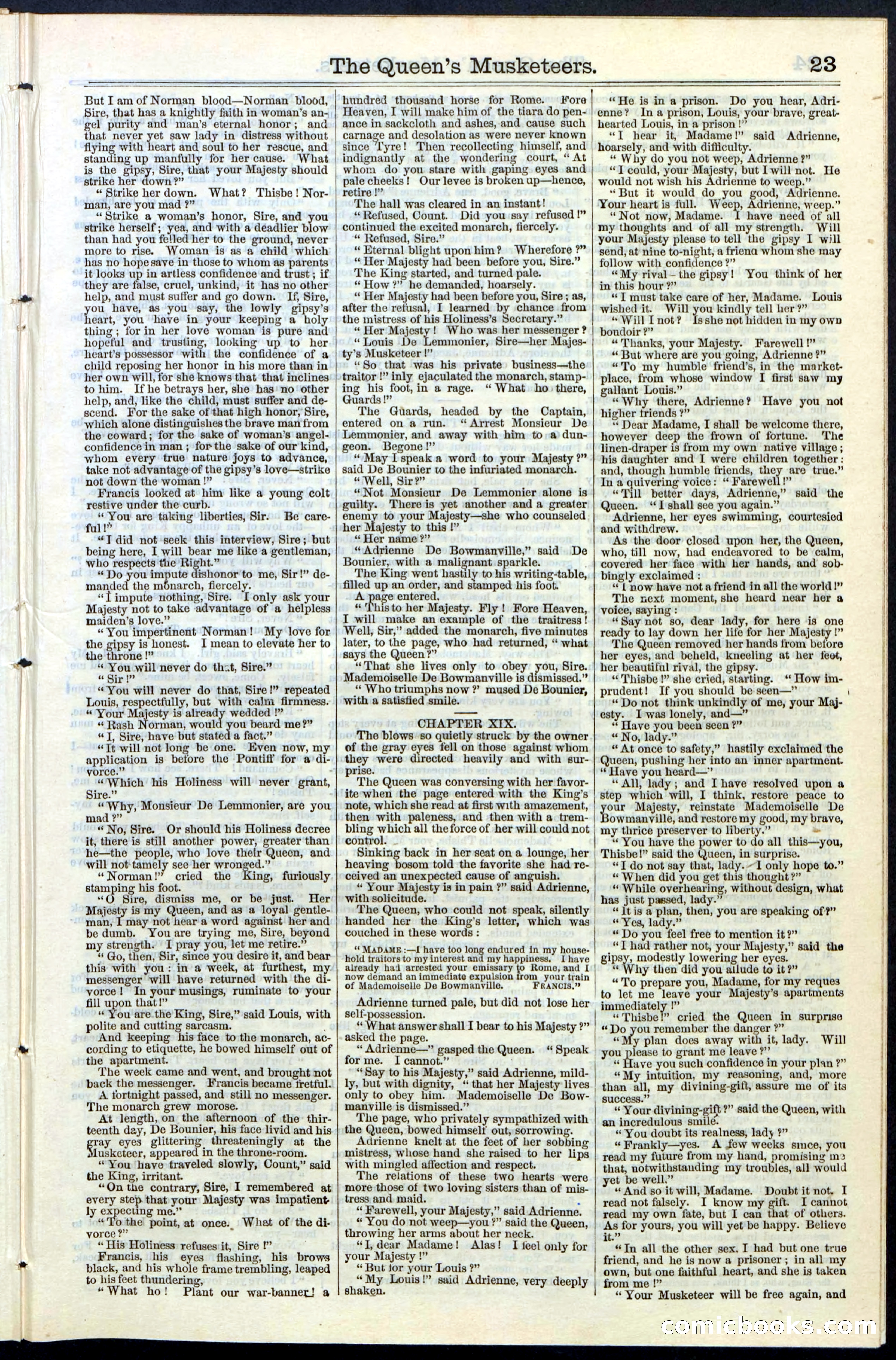 Beadle's New York Dime Library, No. 76 — page 23 of 32