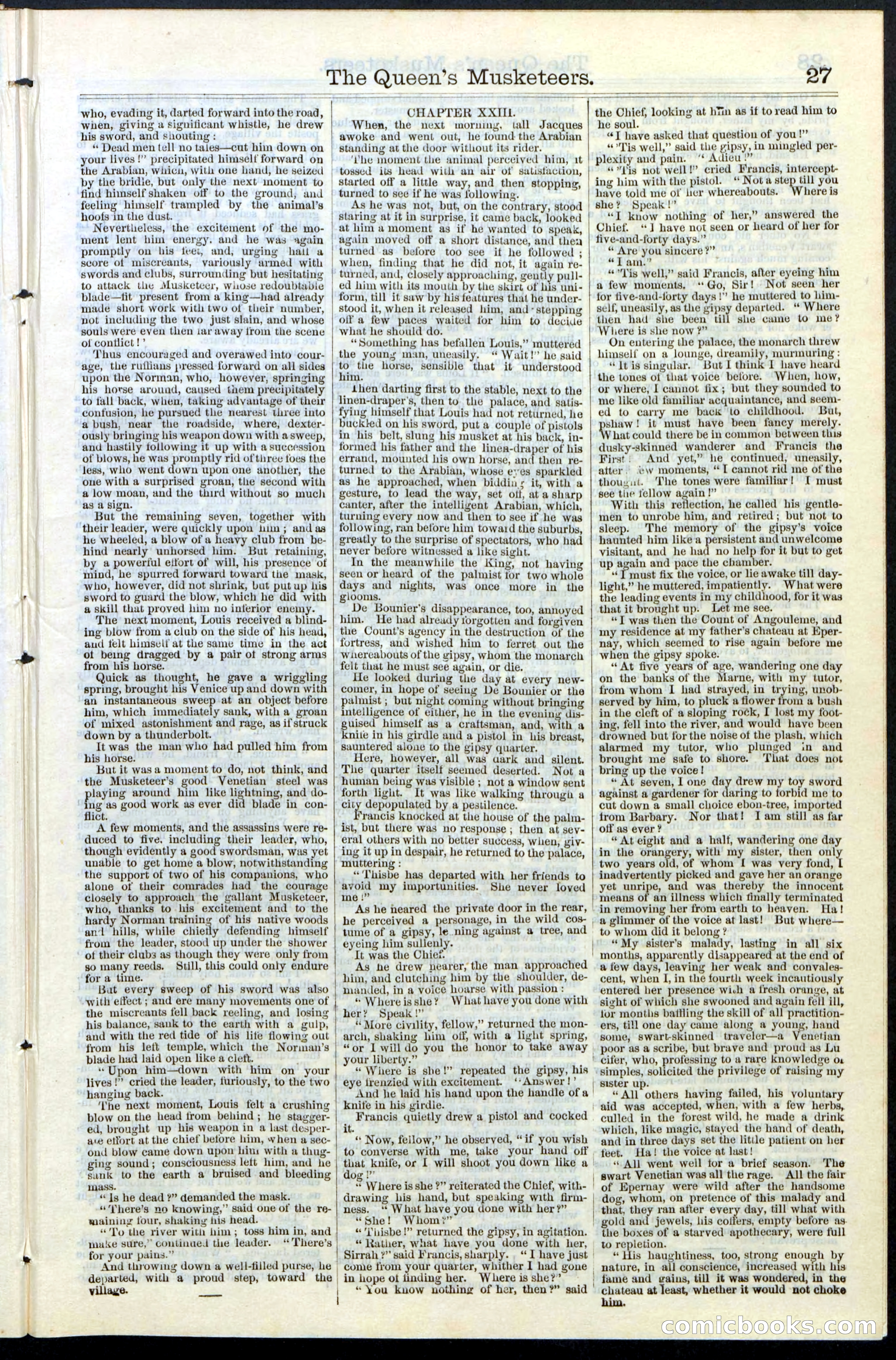 Beadle's New York Dime Library, No. 76 — page 27 of 32