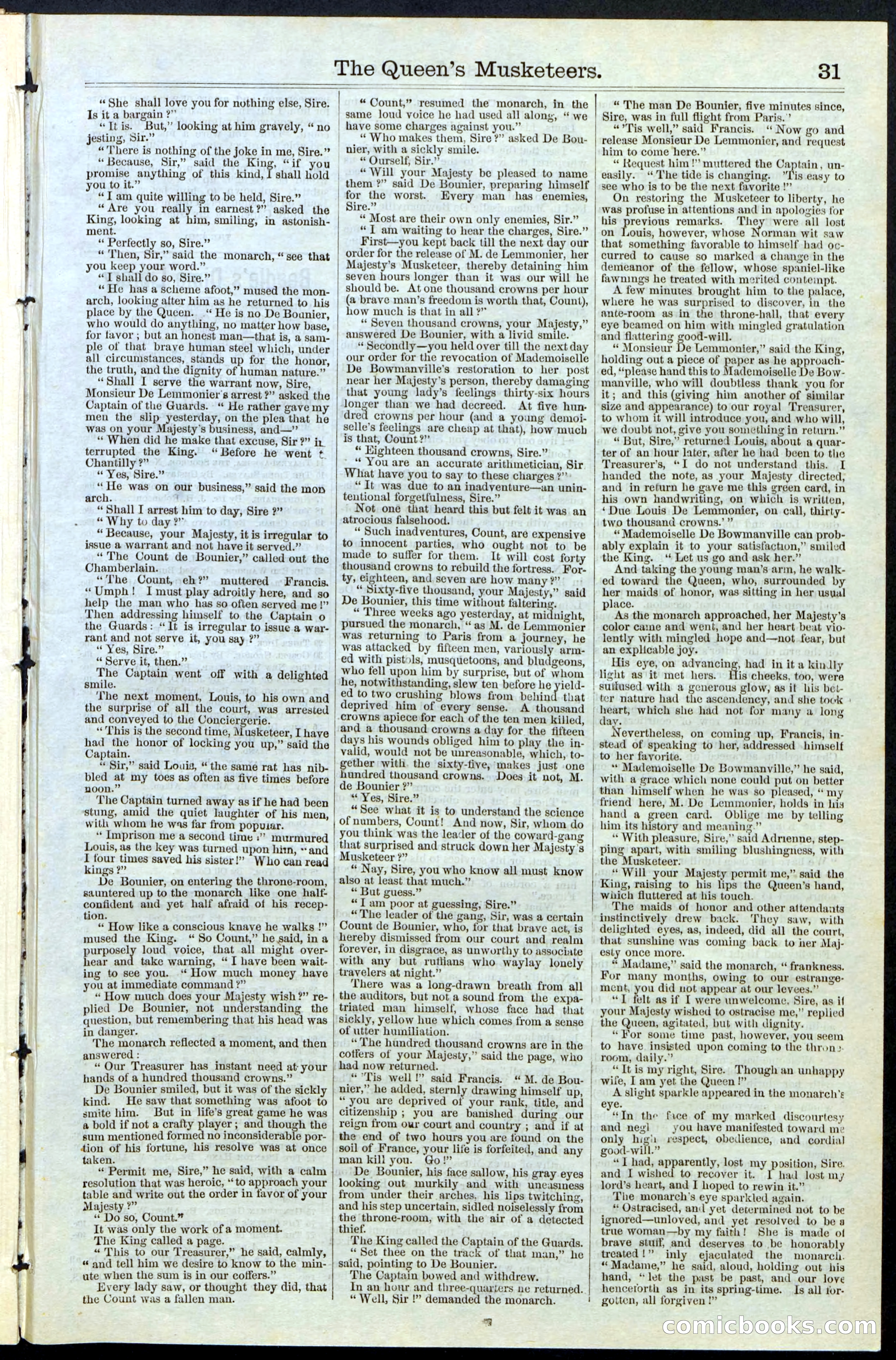 Beadle's New York Dime Library, No. 76 — page 31 of 32