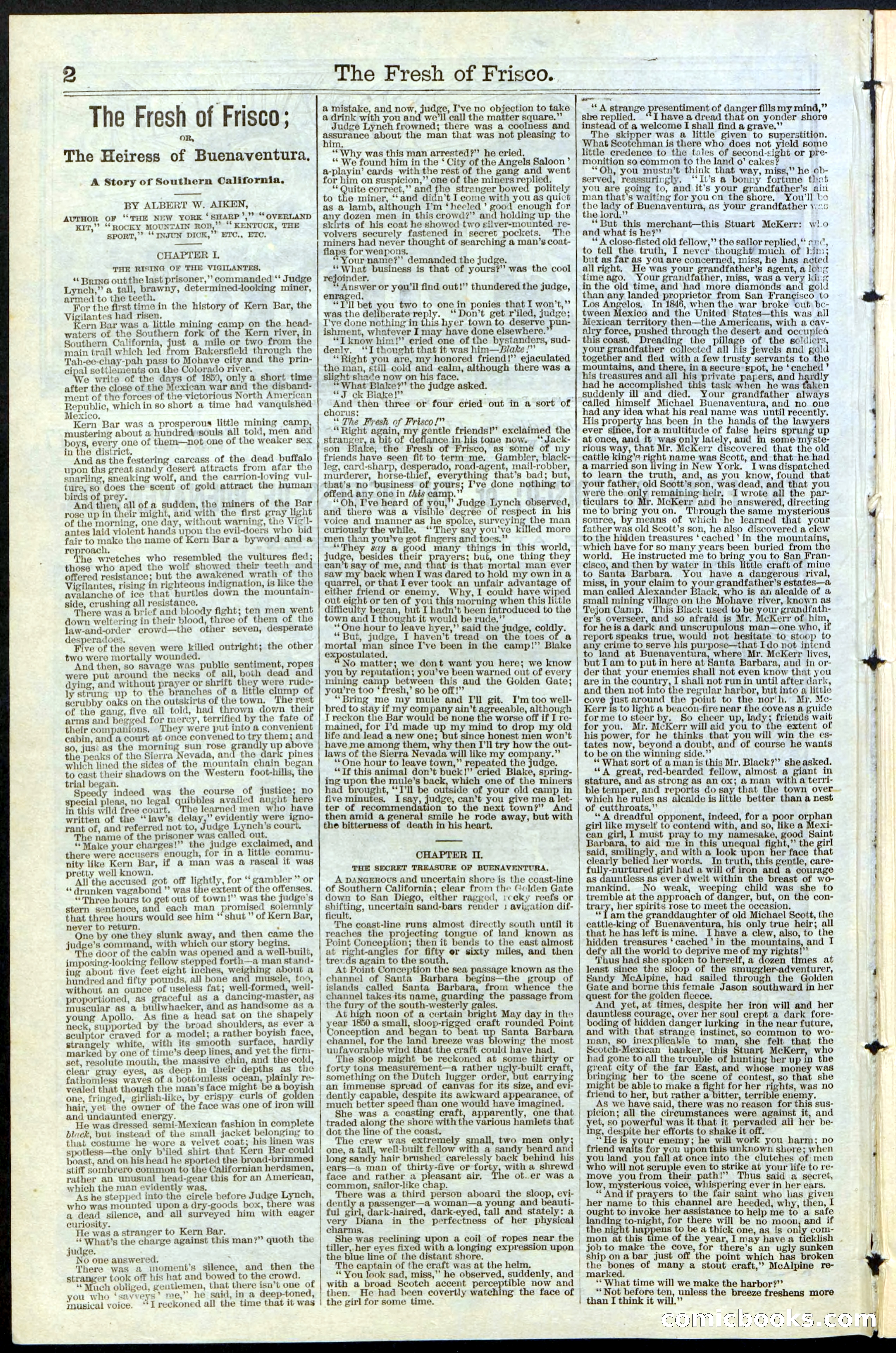 Beadle's New York Dime Library, No. 77 — page 2 of 24