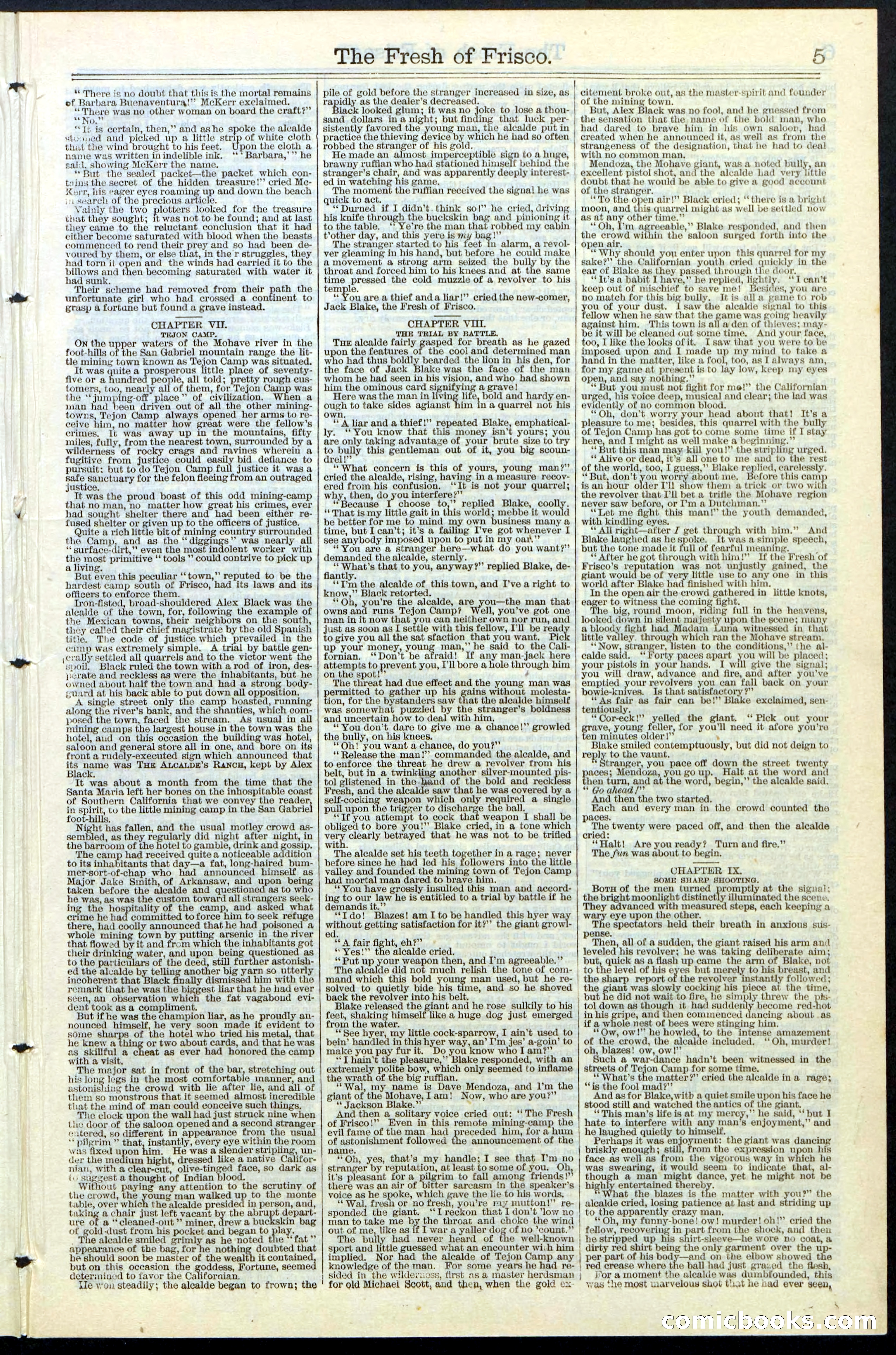 Beadle's New York Dime Library, No. 77 — page 5 of 24