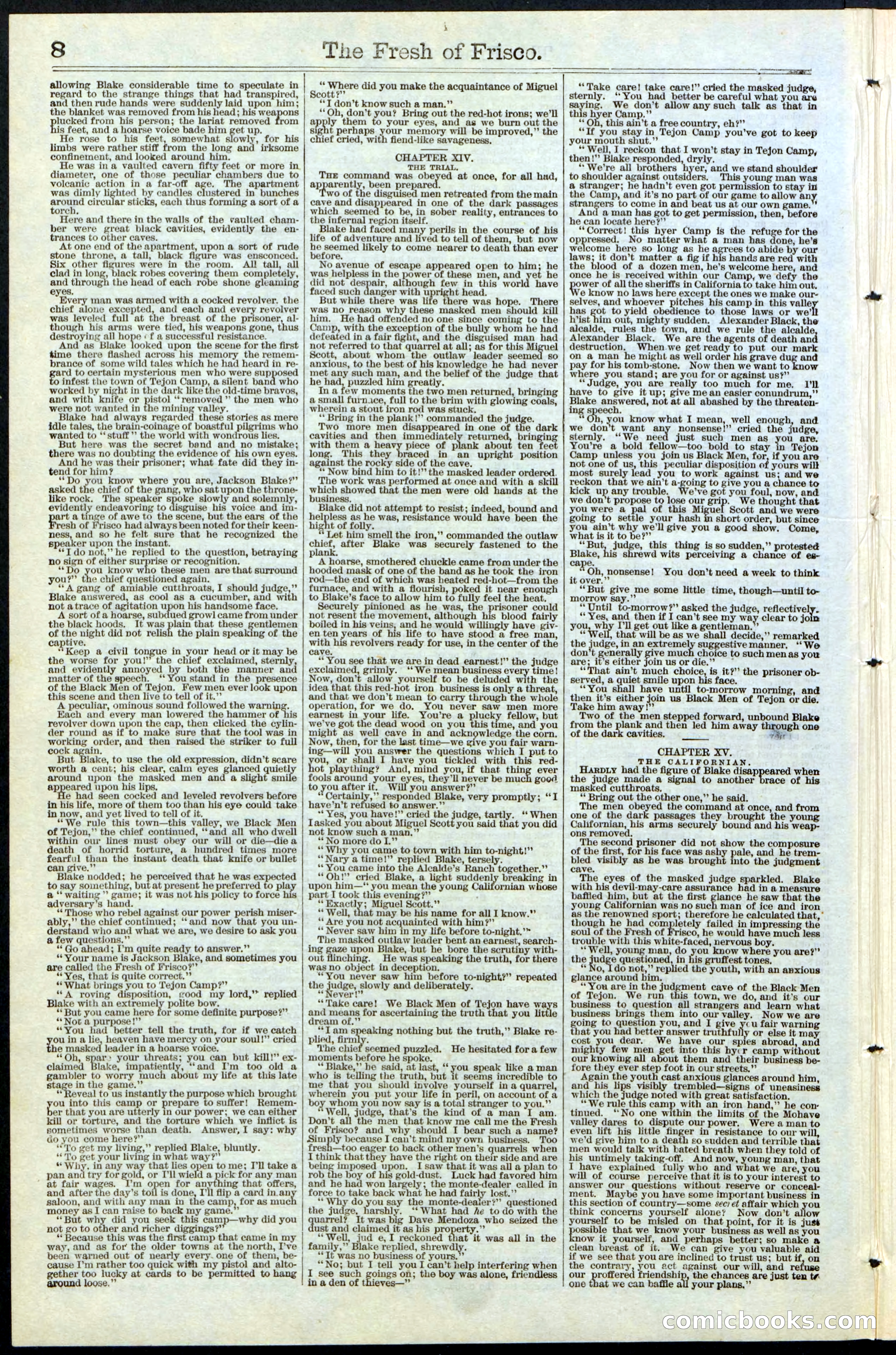 Beadle's New York Dime Library, No. 77 — page 8 of 24