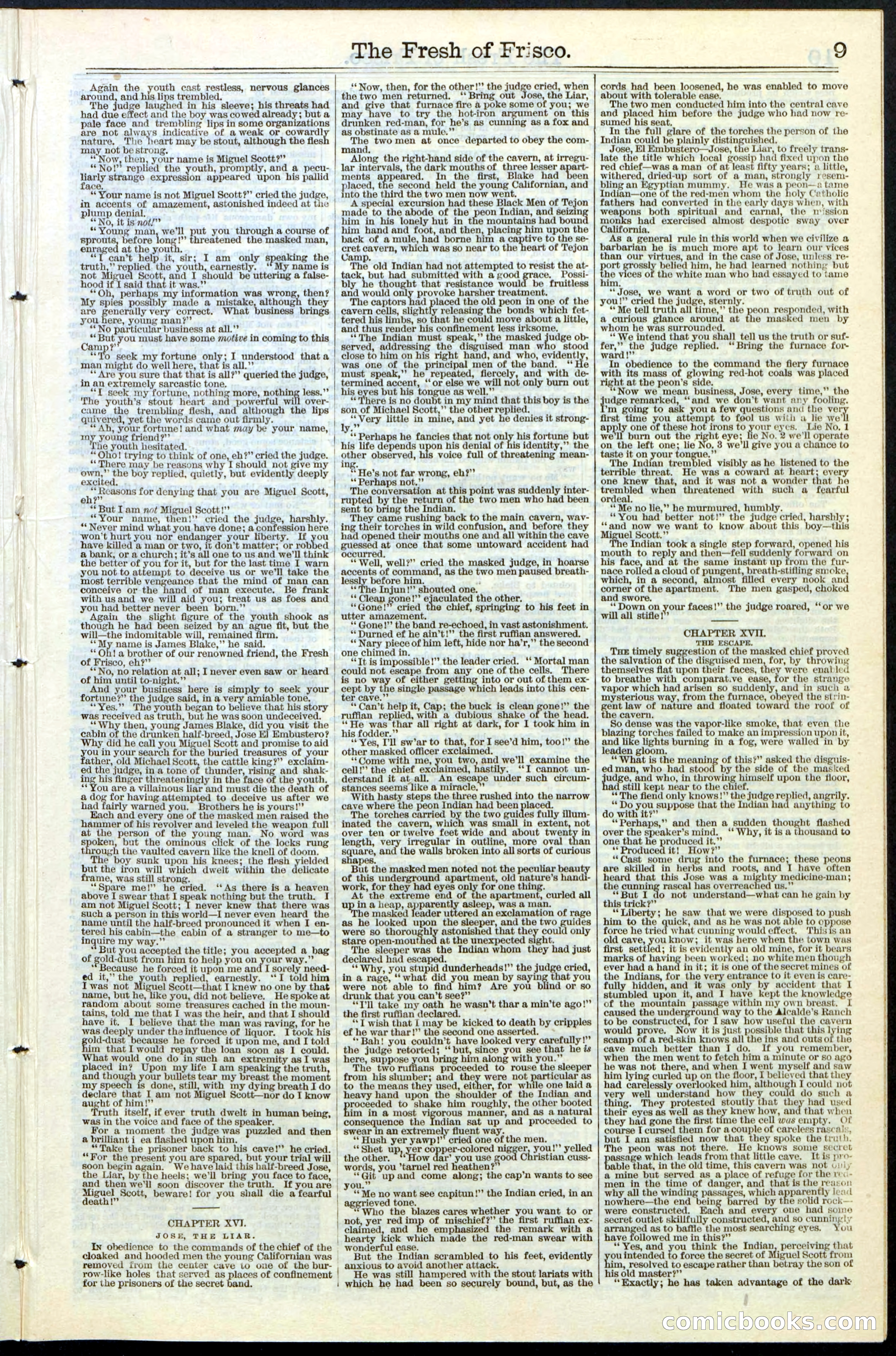 Beadle's New York Dime Library, No. 77 — page 9 of 24