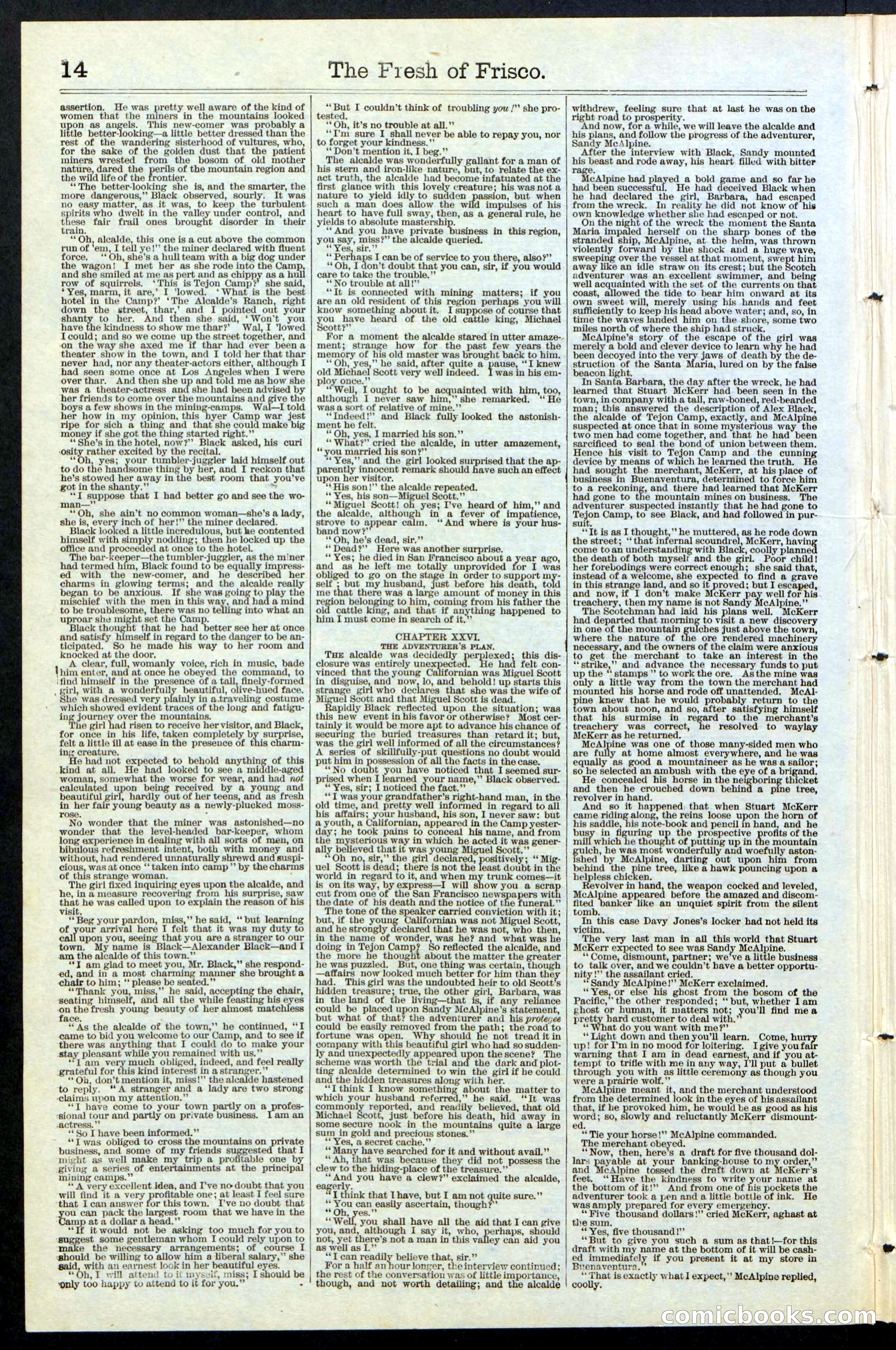 Beadle's New York Dime Library, No. 77 — page 14 of 24