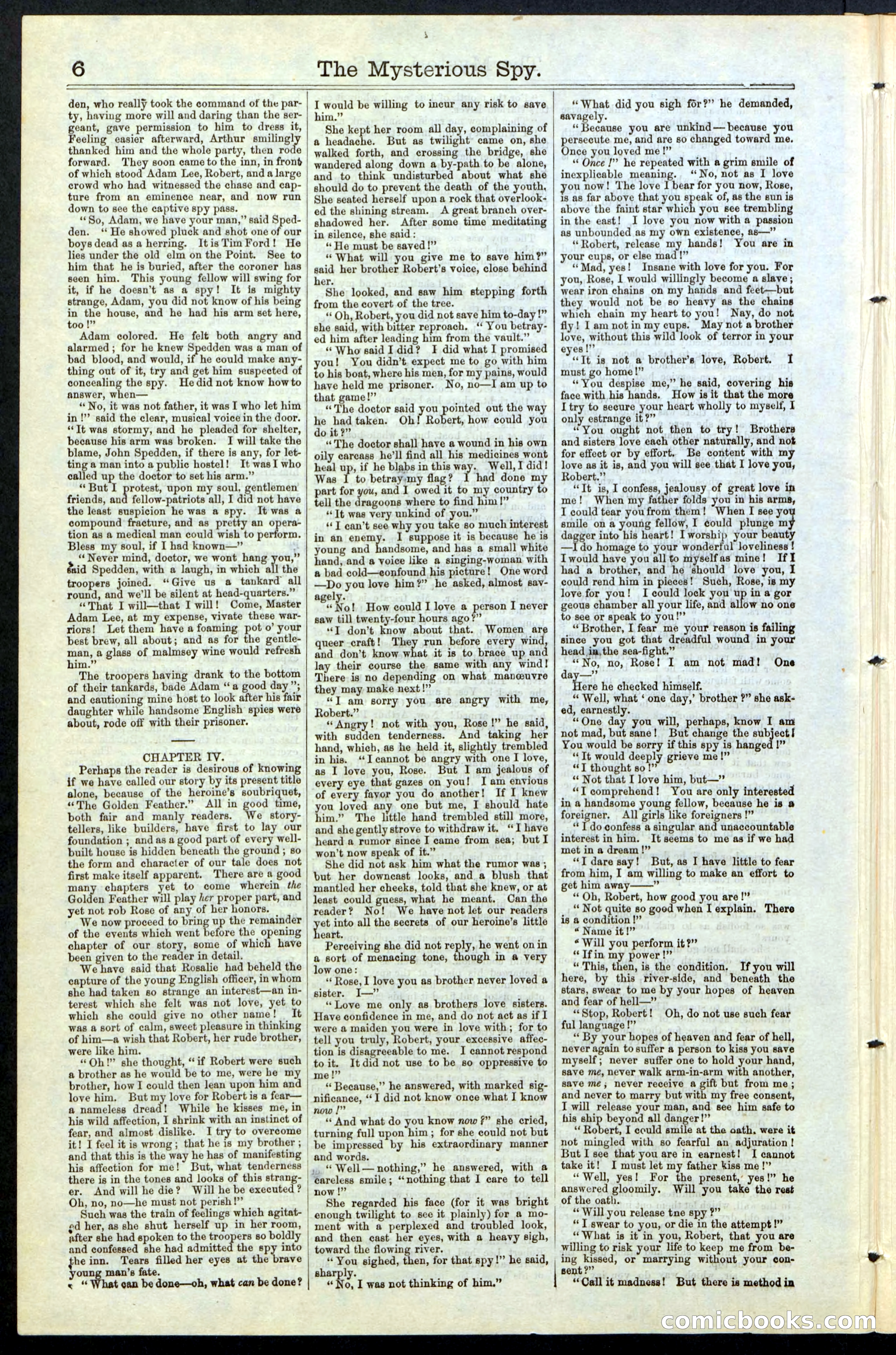 Beadle's New York Dime Library No. 78 — page 6 of 32