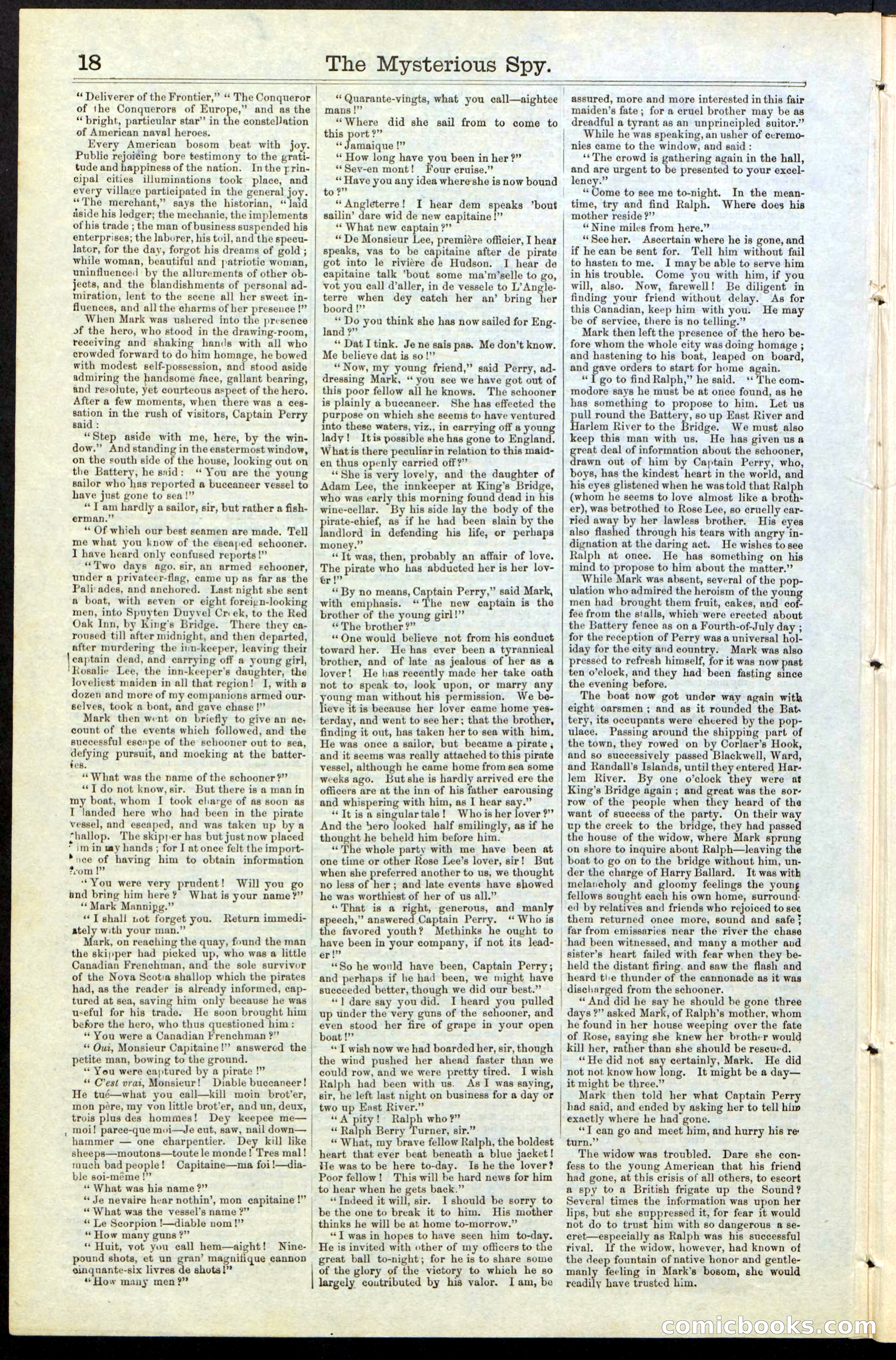 Beadle's New York Dime Library No. 78 — page 18 of 32