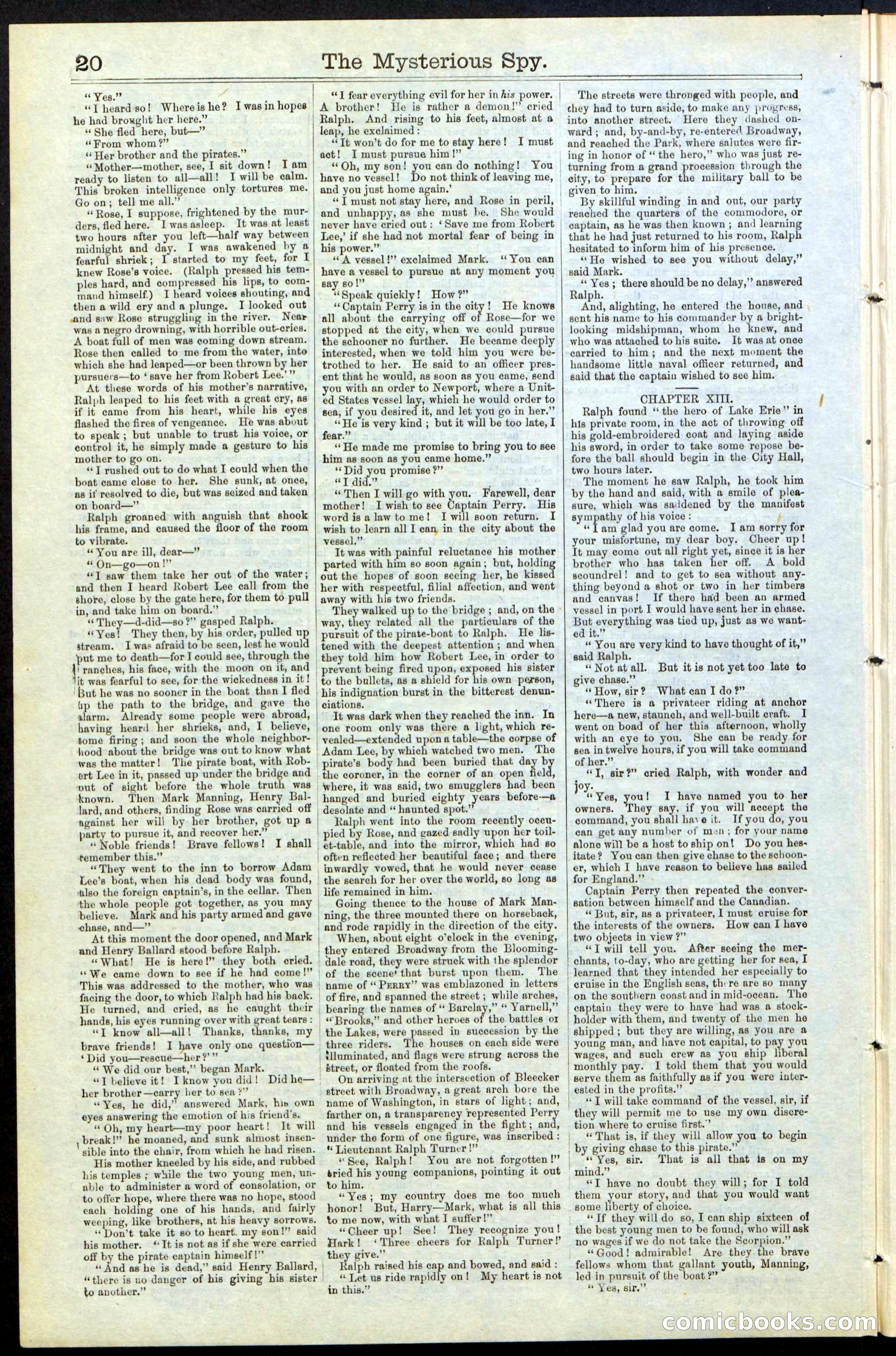 Beadle's New York Dime Library No. 78 — page 20 of 32