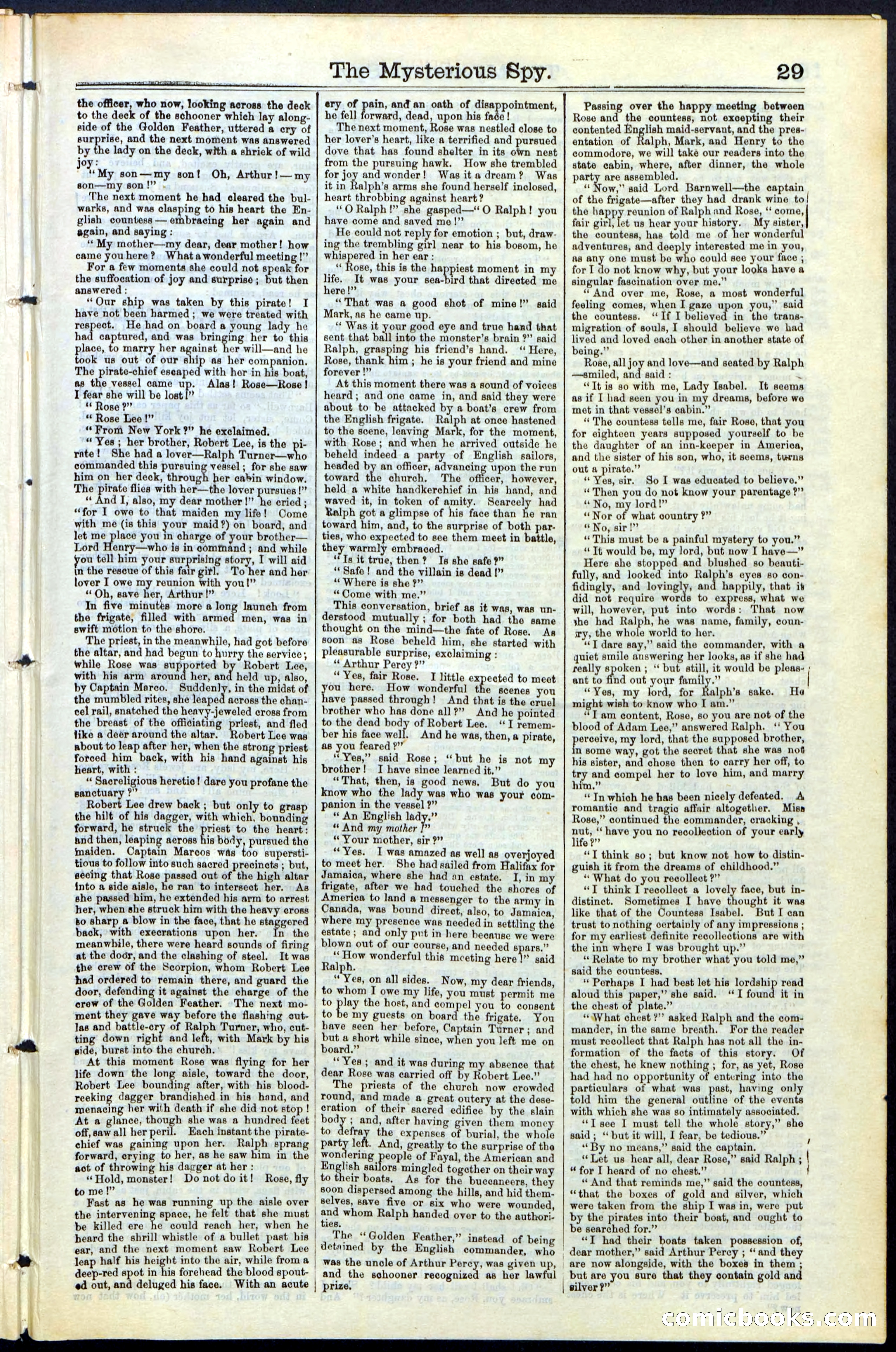 Beadle's New York Dime Library No. 78 — page 29 of 32