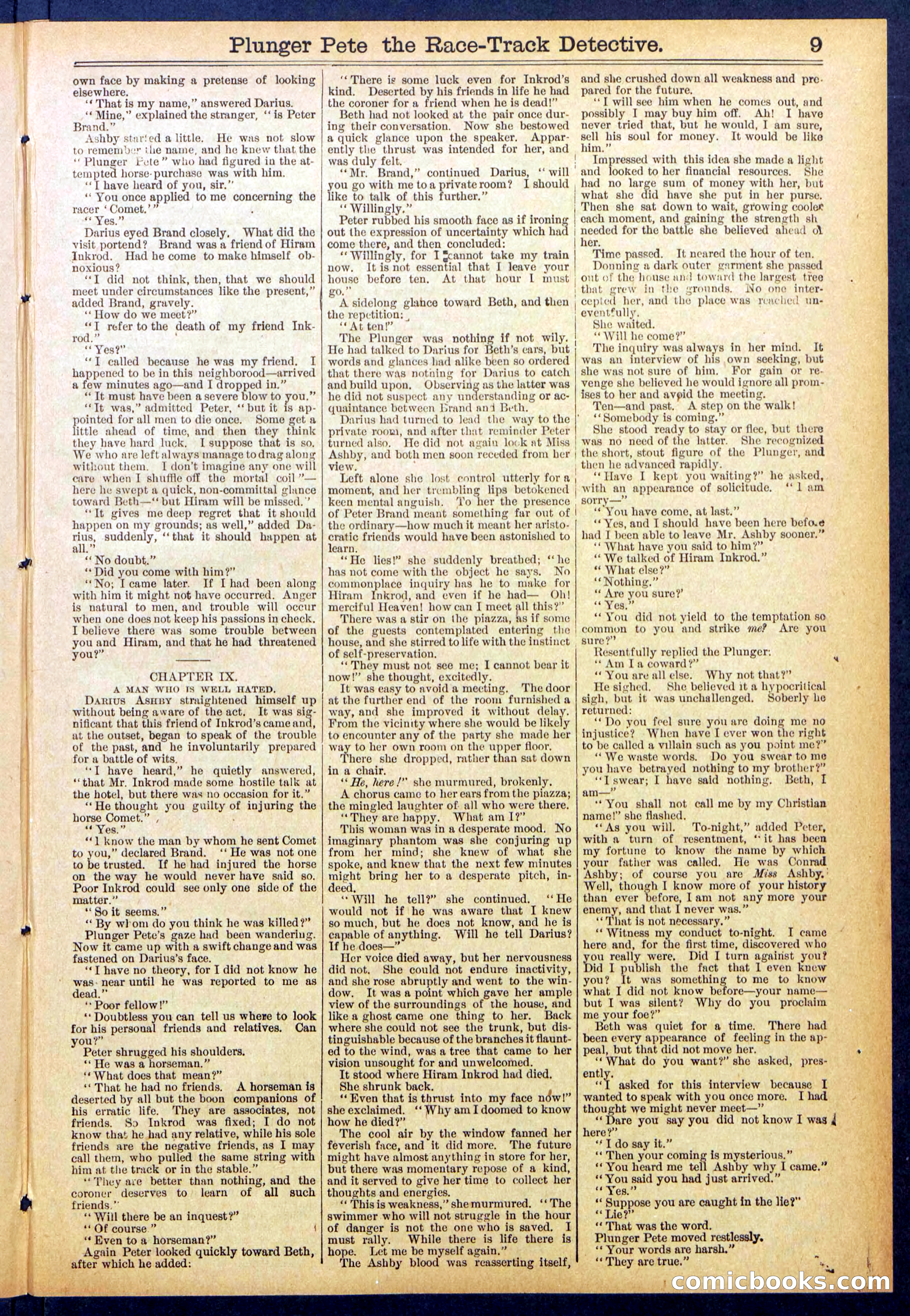 Beadle's New York Dime Library No. 790 — page 9 of 32
