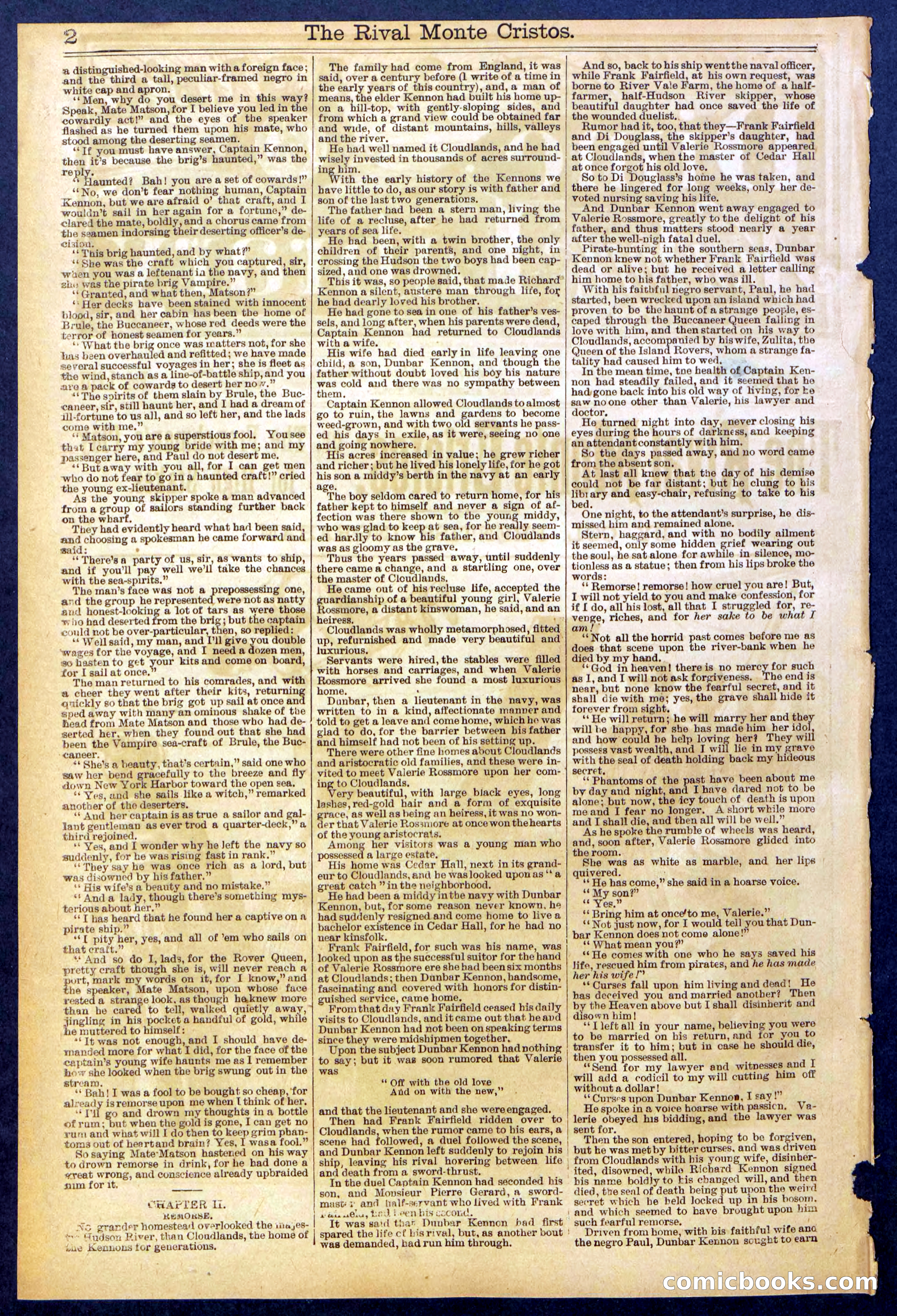 Beadle's Dime Library No. 819 — page 2 of 32