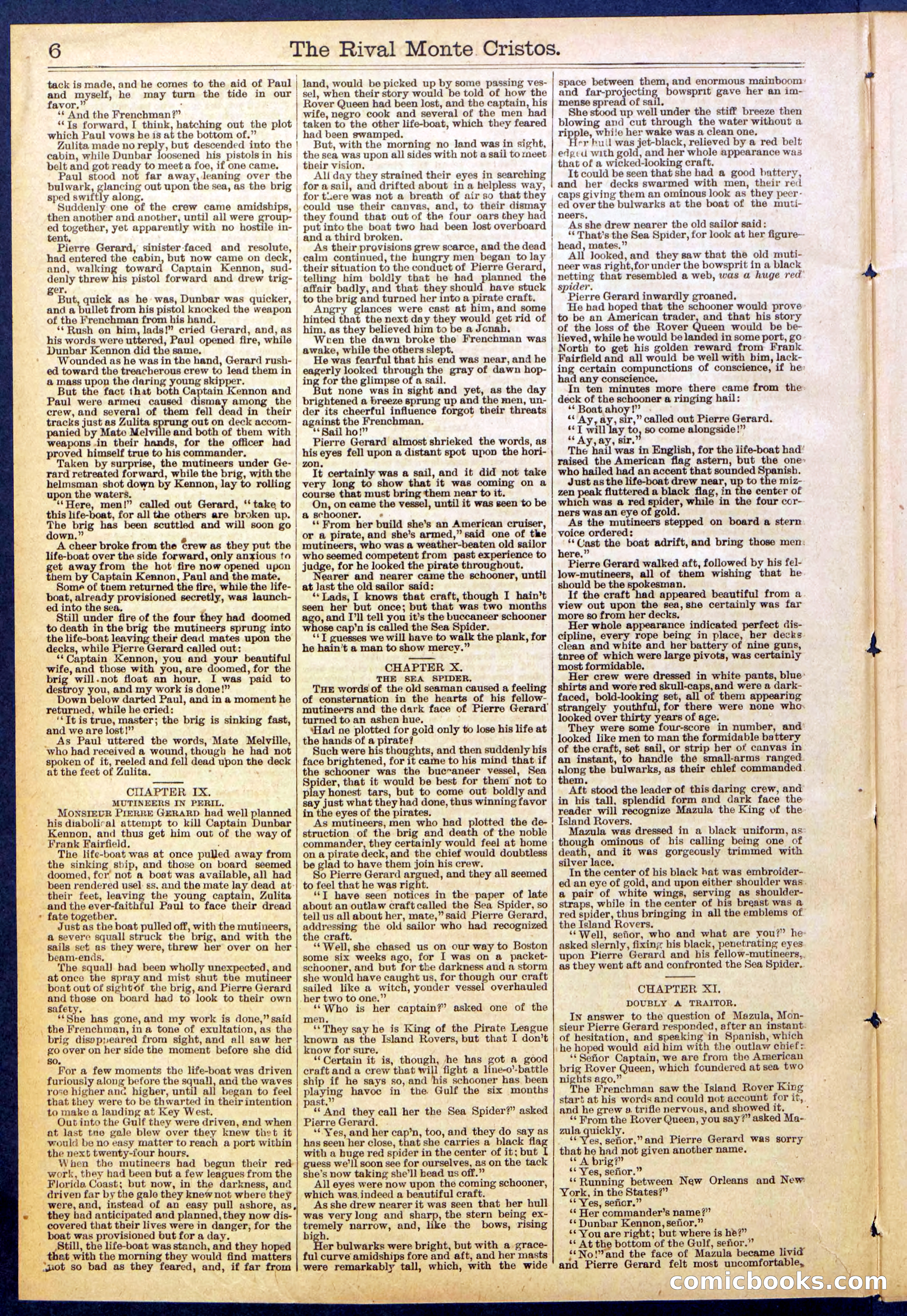 Beadle's Dime Library No. 819 — page 6 of 32