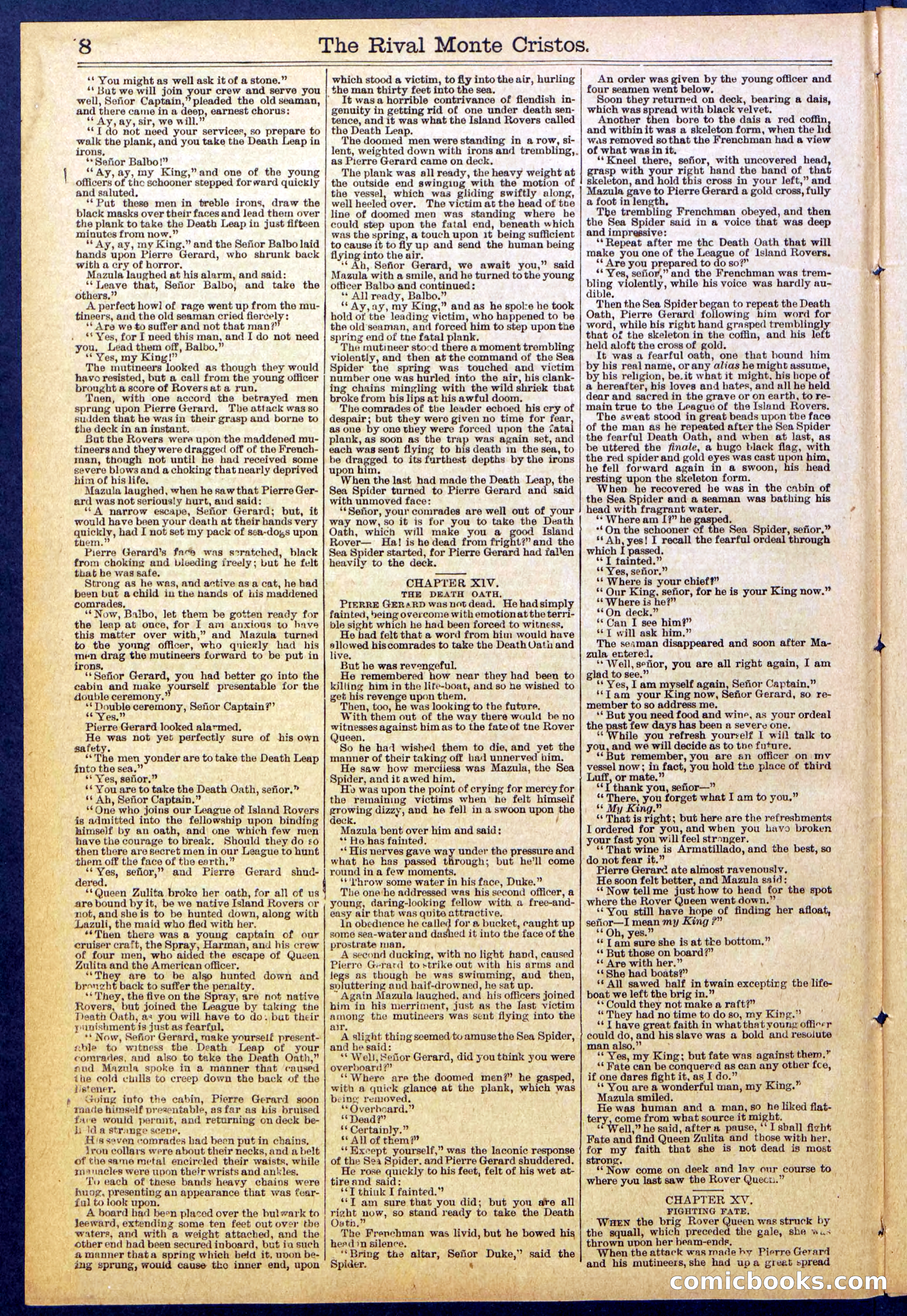 Beadle's Dime Library No. 819 — page 8 of 32