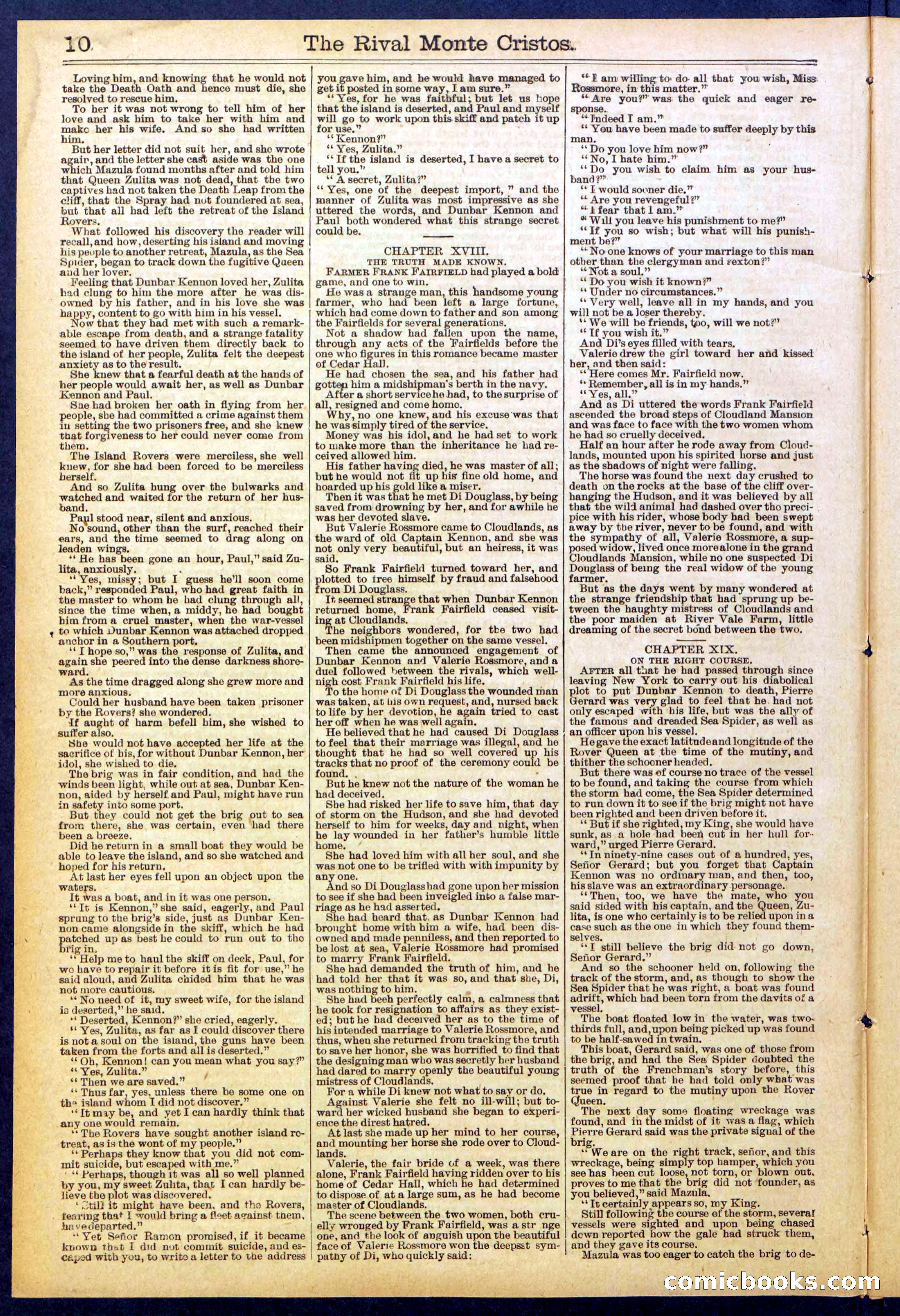 Beadle's Dime Library No. 819 — page 10 of 32