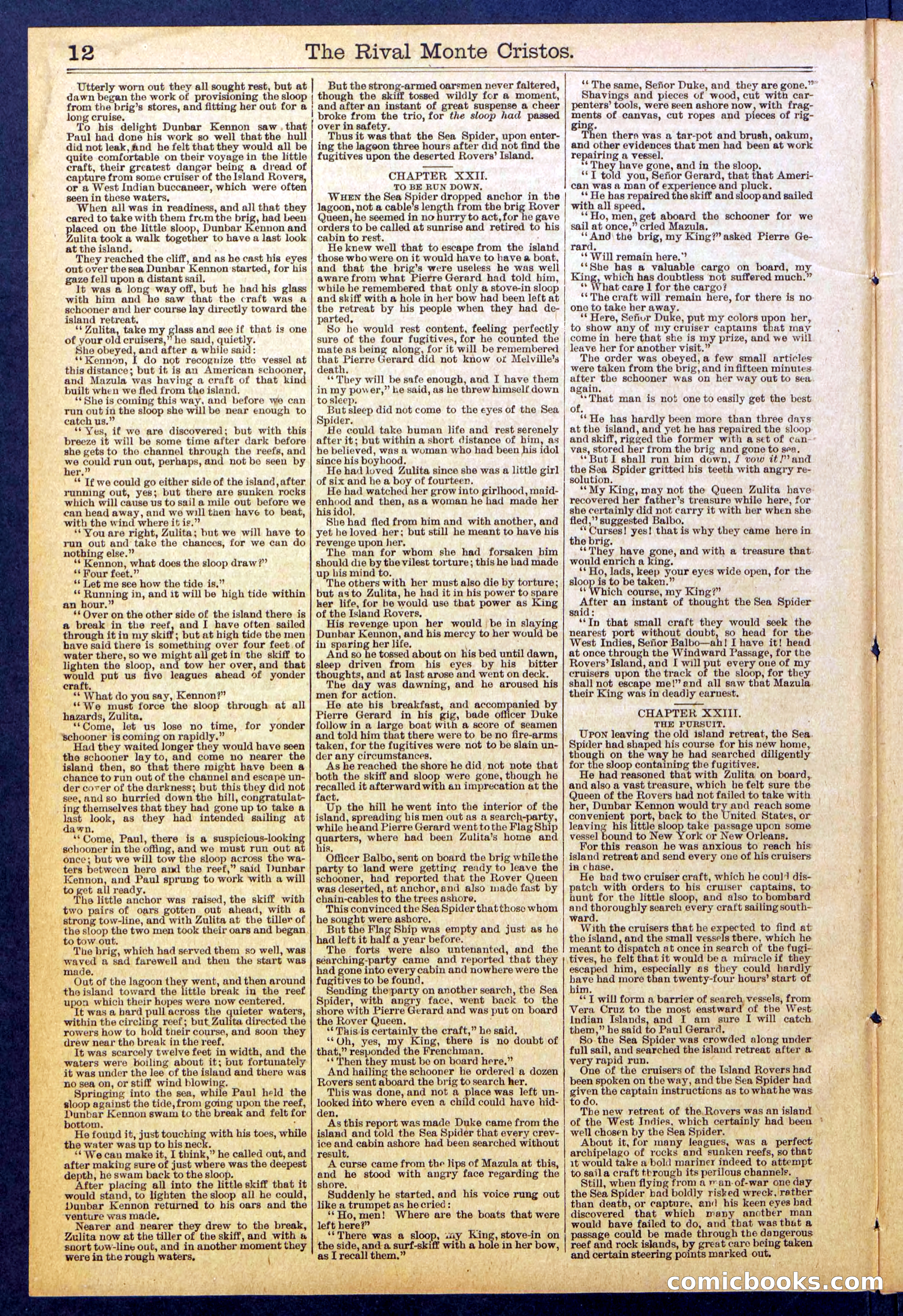 Beadle's Dime Library No. 819 — page 12 of 32