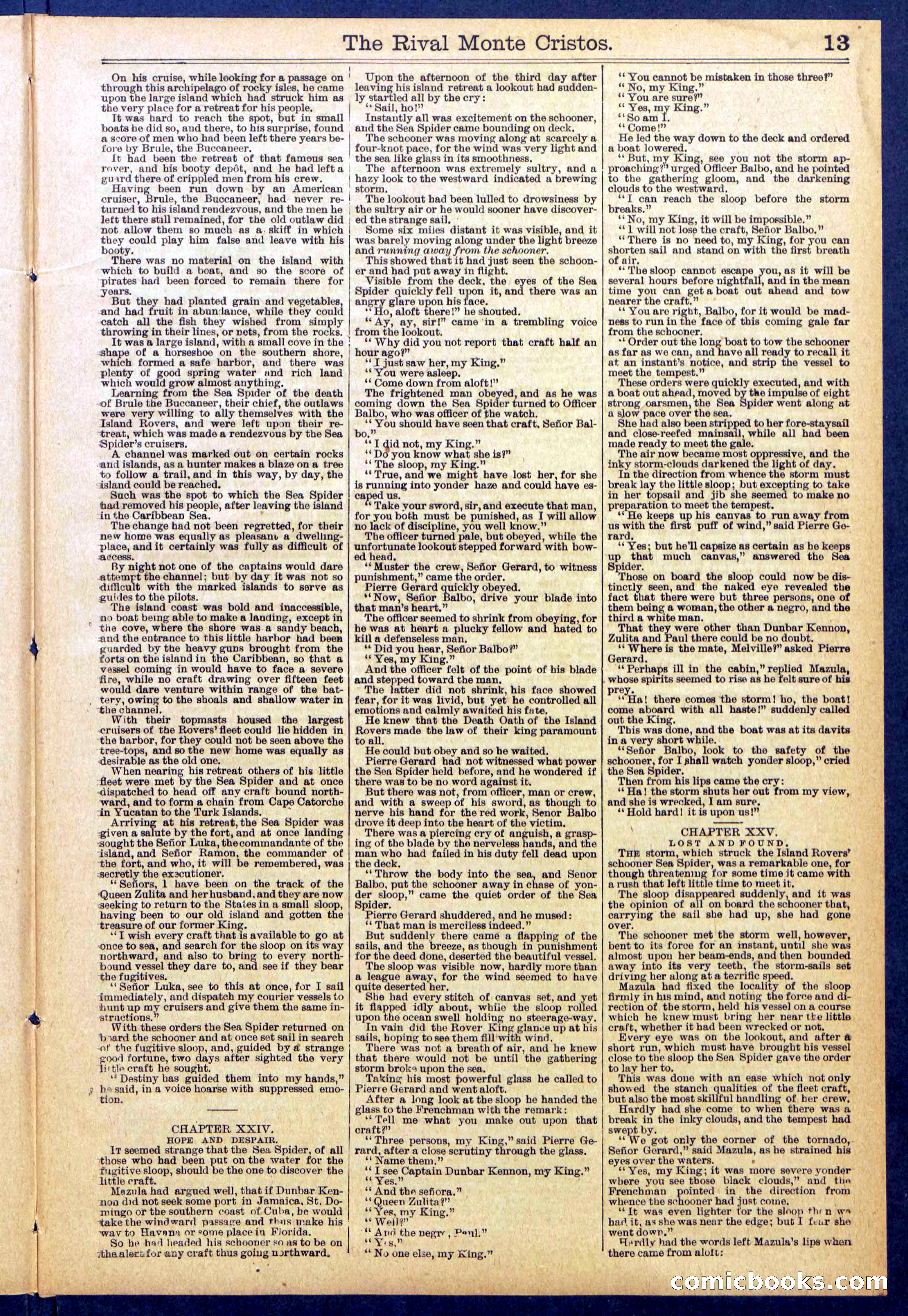 Beadle's Dime Library No. 819 — page 13 of 32