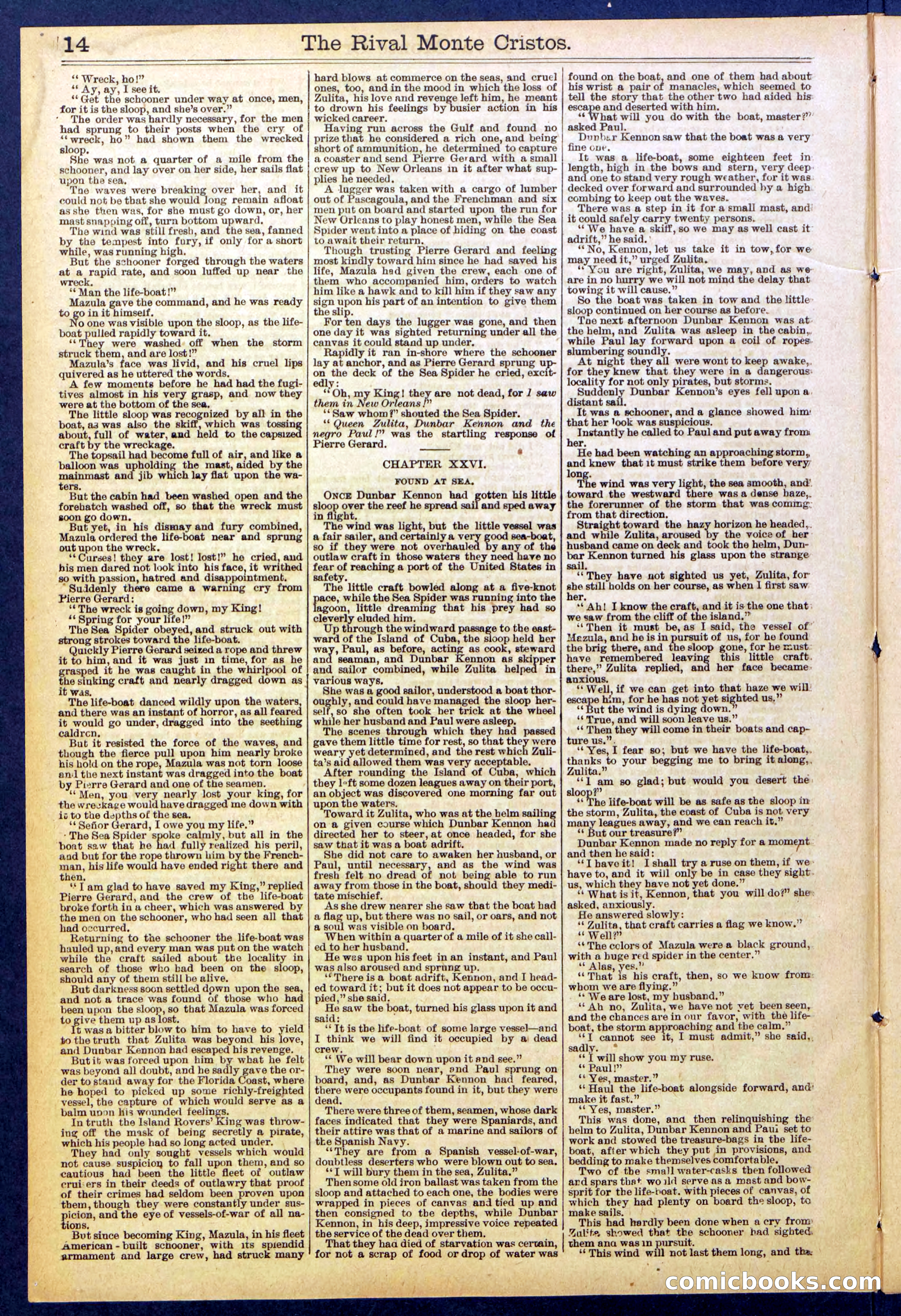 Beadle's Dime Library No. 819 — page 14 of 32