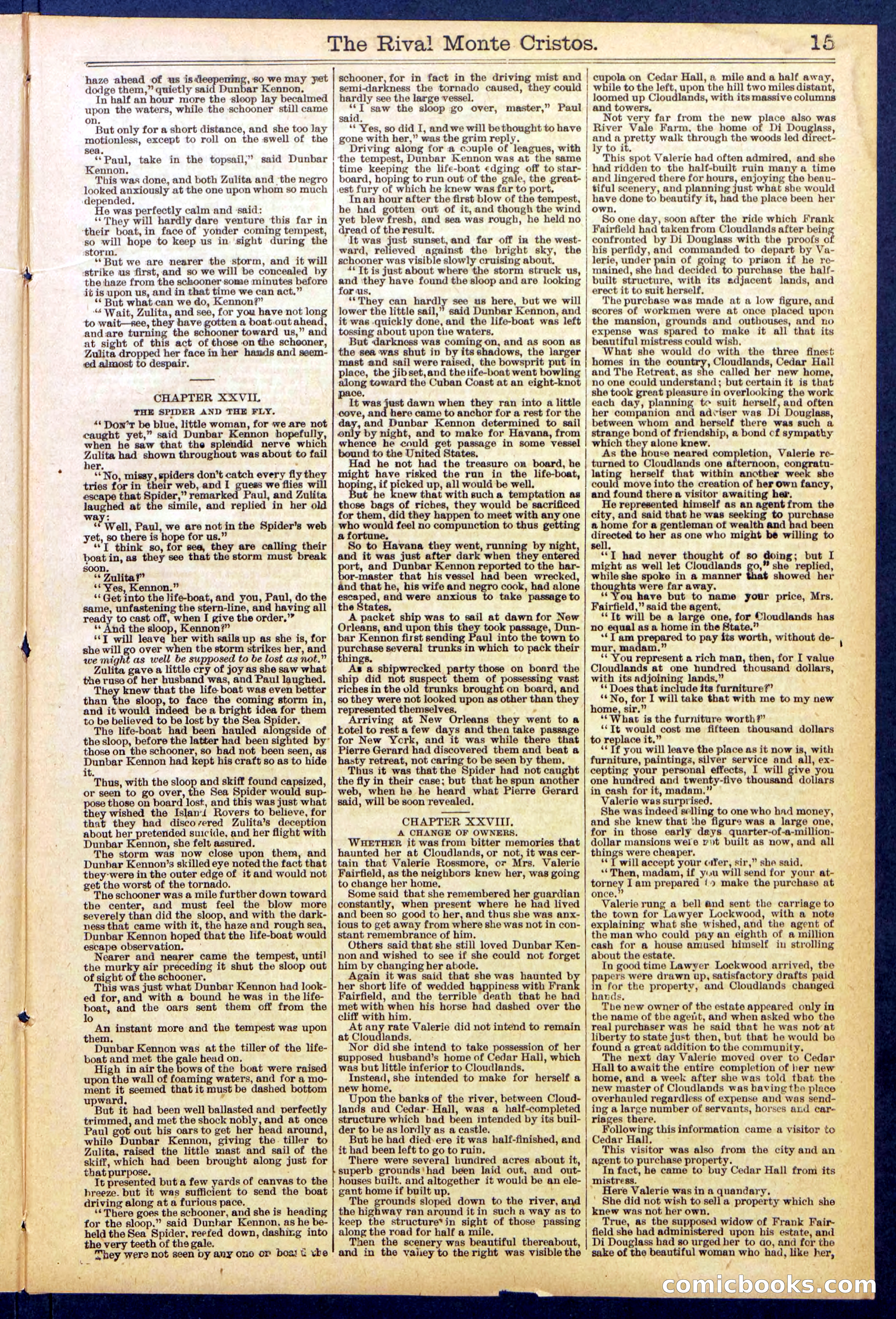 Beadle's Dime Library No. 819 — page 15 of 32