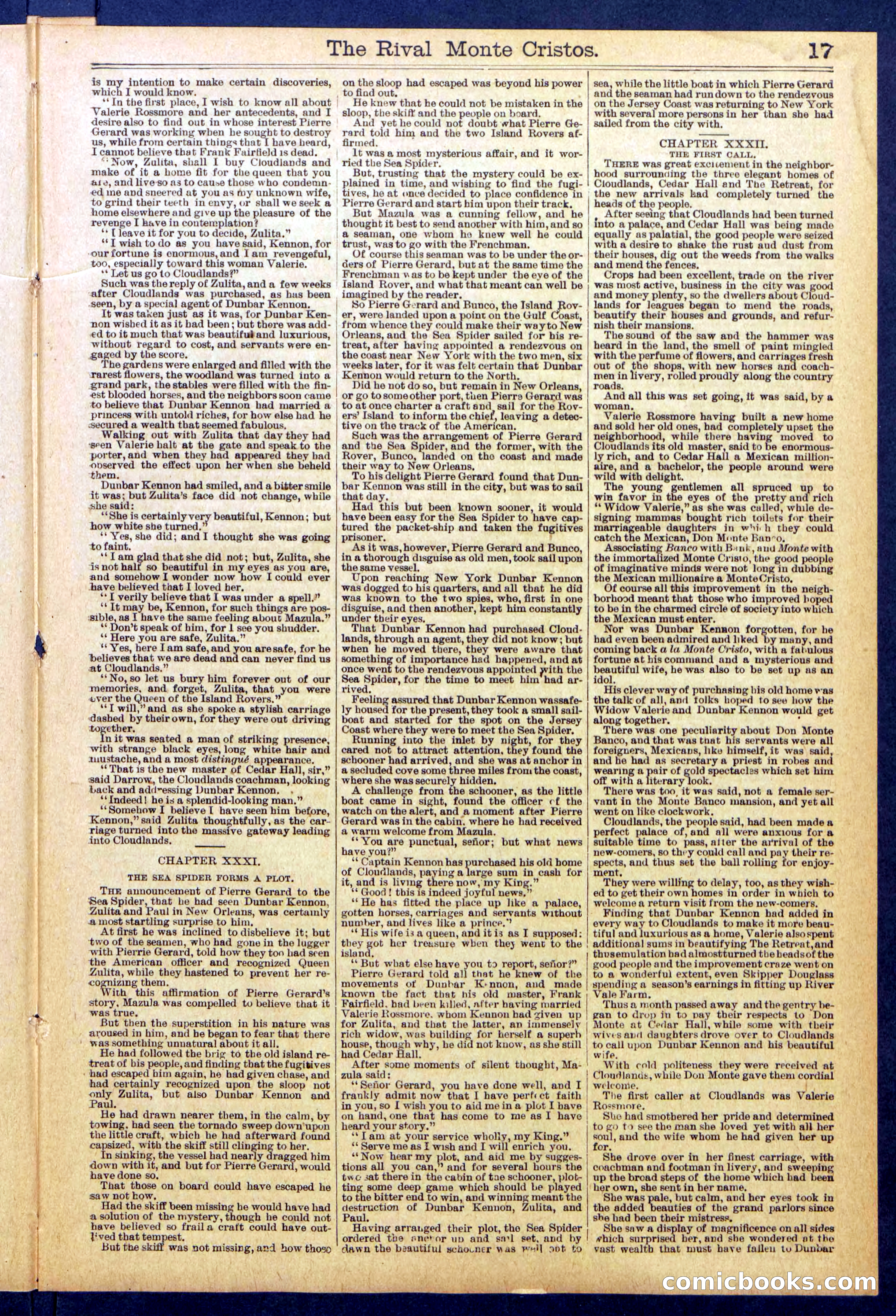 Beadle's Dime Library No. 819 — page 17 of 32