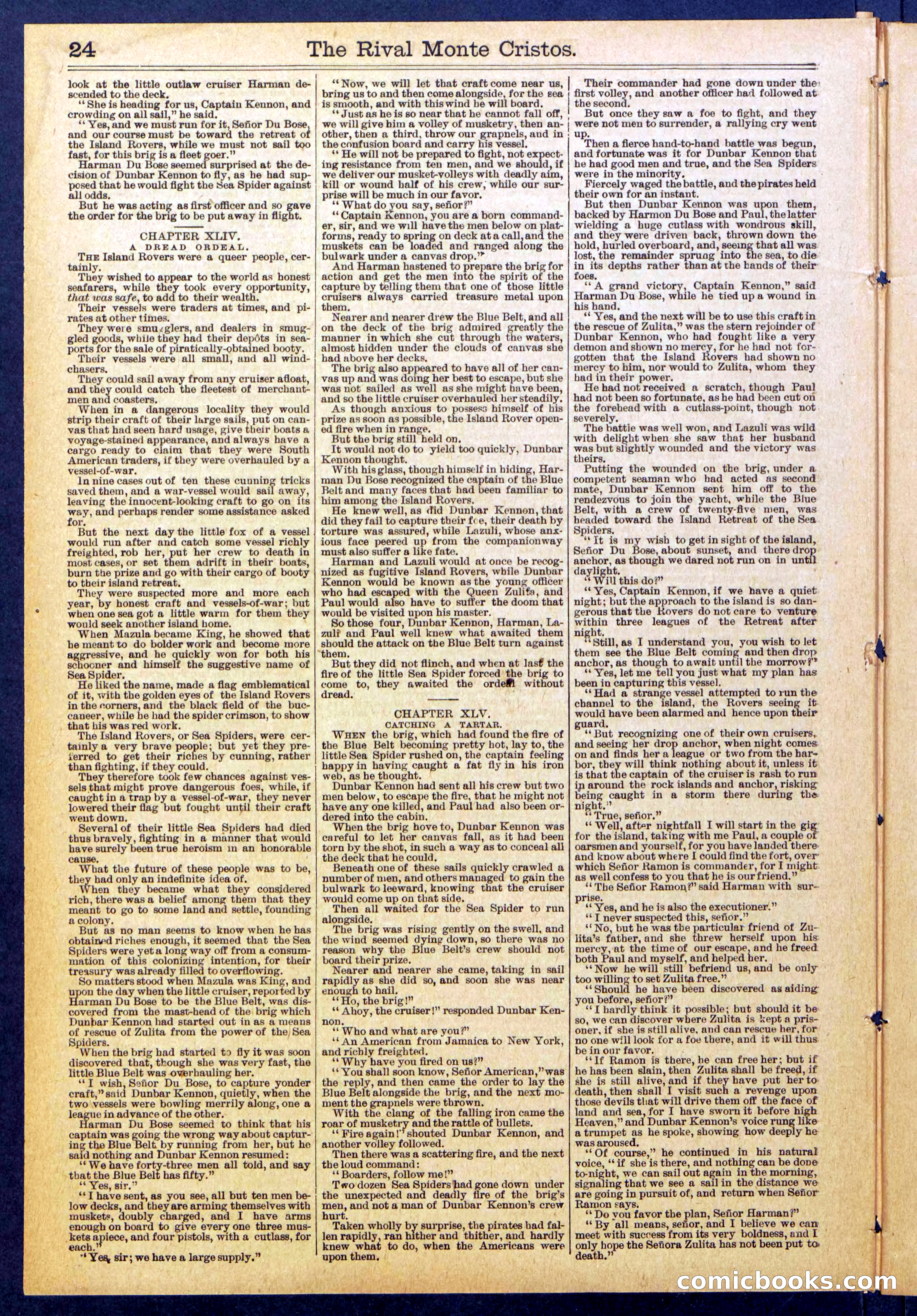 Beadle's Dime Library No. 819 — page 24 of 32